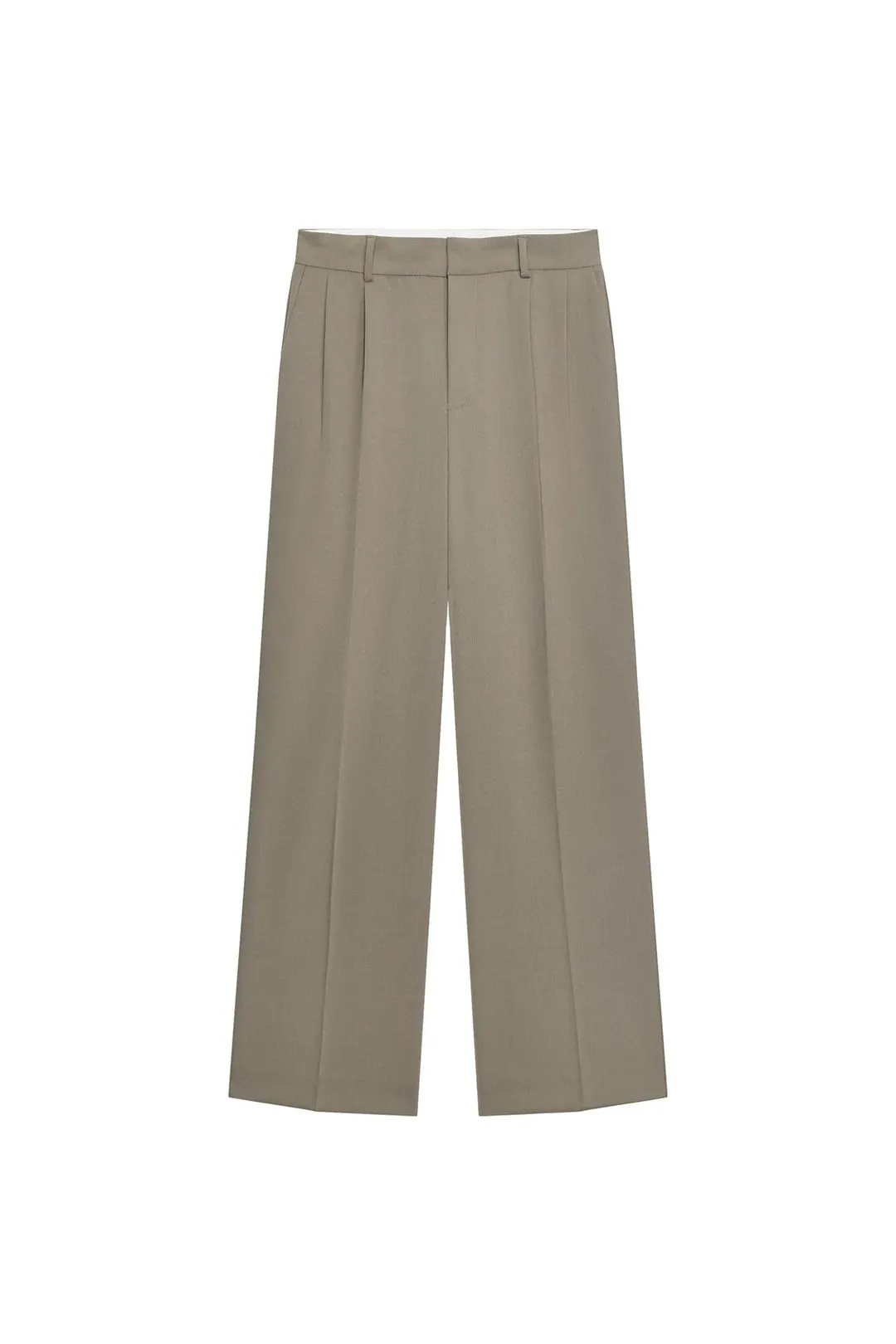 Брюки со складками и клапанами, Zara