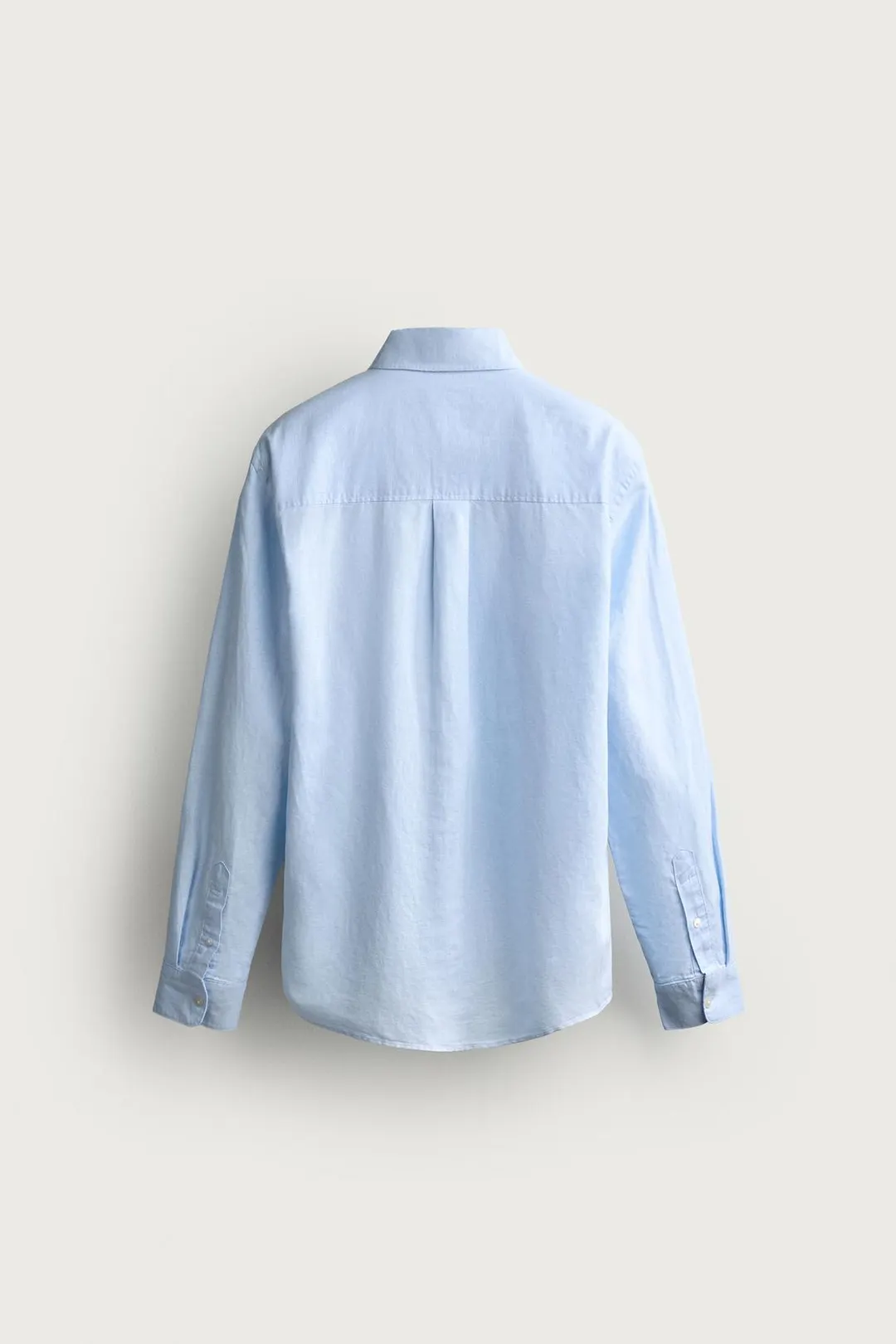Рубашка из льна и хлопка стандартного кроя, Zara