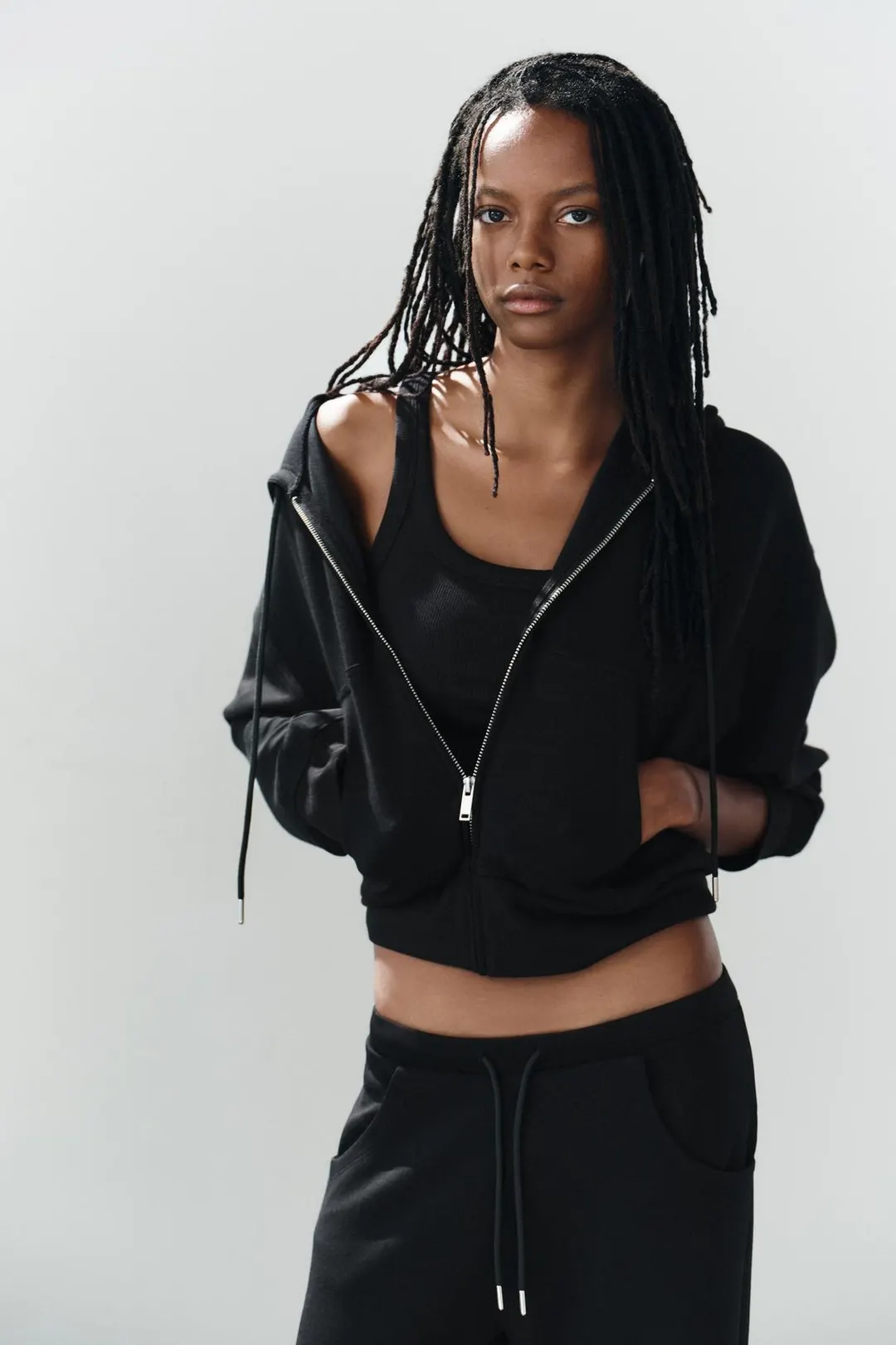Худи из интерлока, Zara