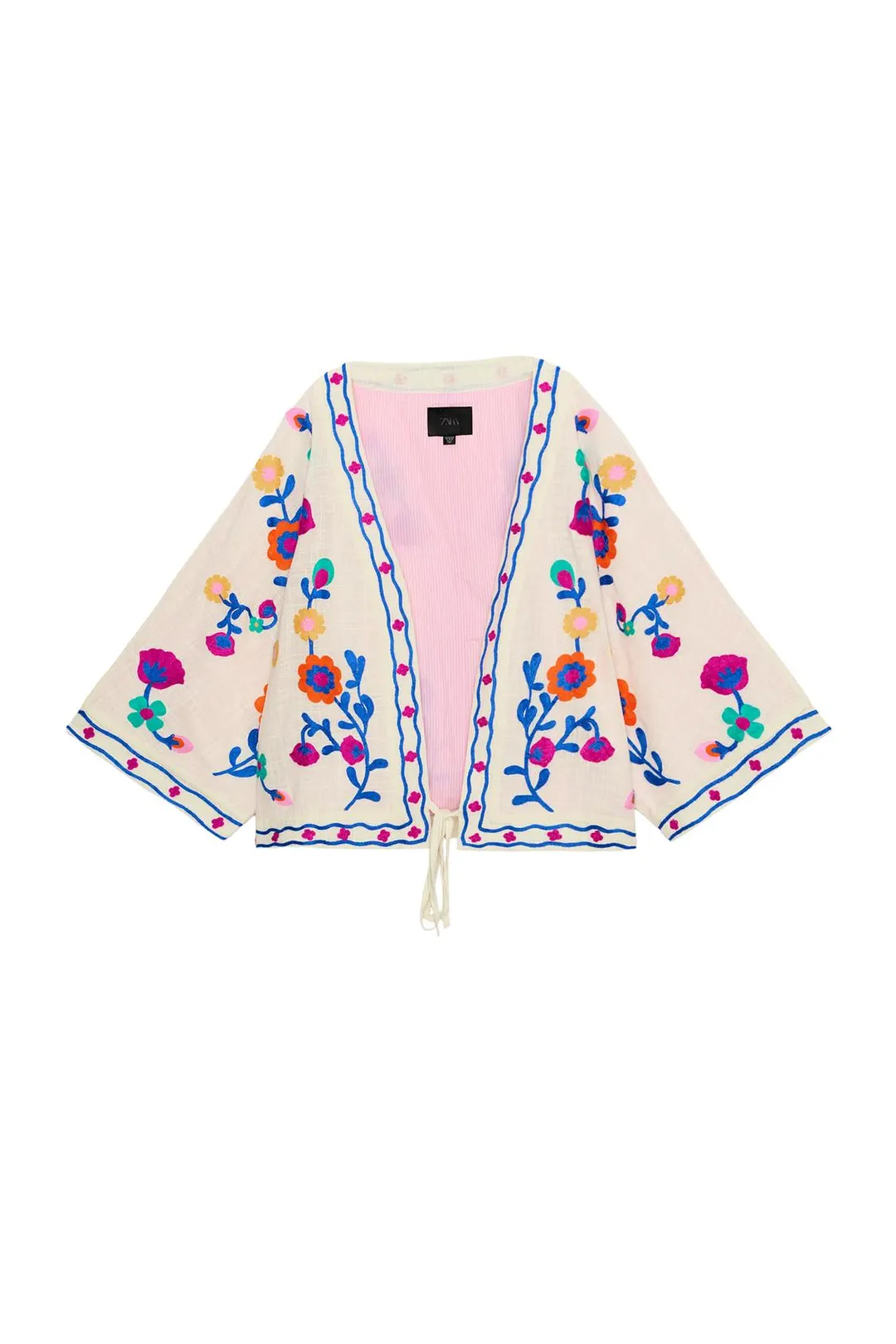 Кимоно с цветочной вышивкой, Zara