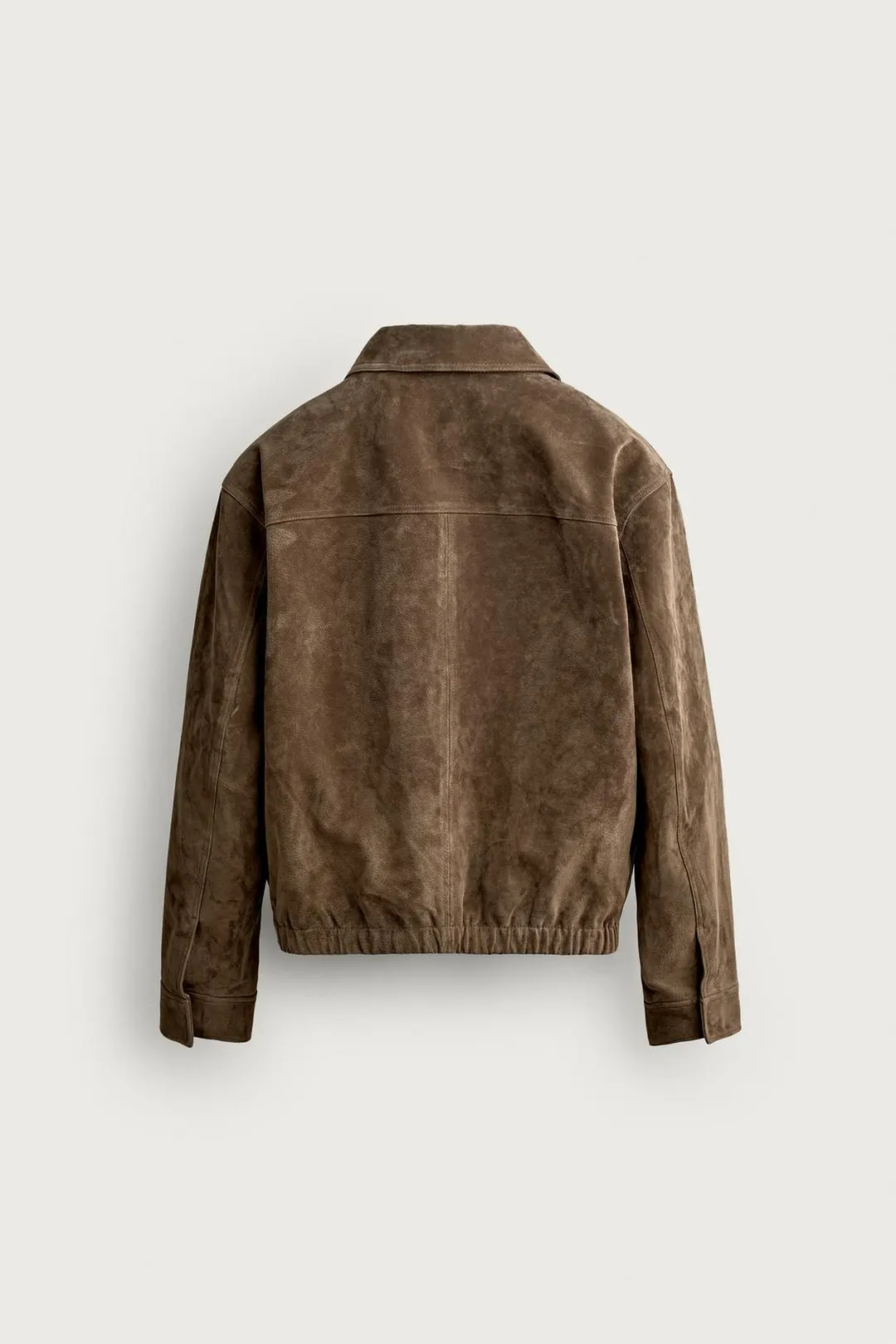 Куртка прямого кроя из замши, Zara