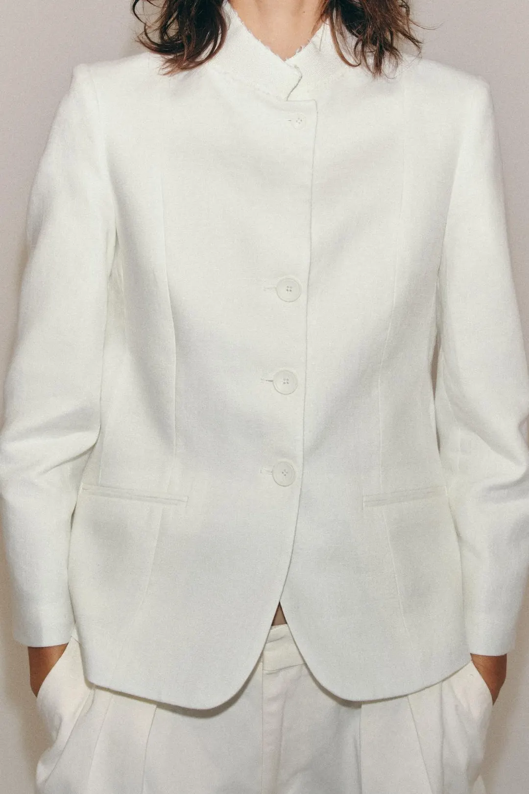 Блейзер из 100% льна ZW Collection, Zara
