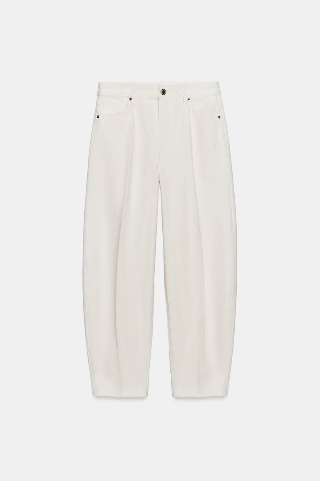 Джинсы ZW Collection бочкообразного кроя с высокой посадкой, Zara