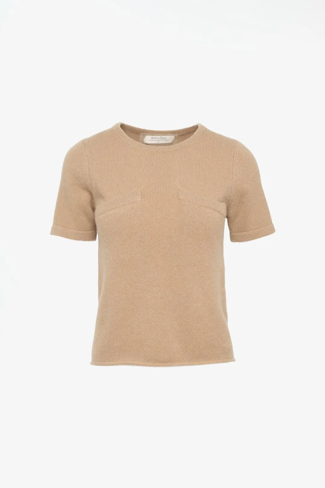 Вязаная футболка из 100% кашемира Limited Edition, Zara