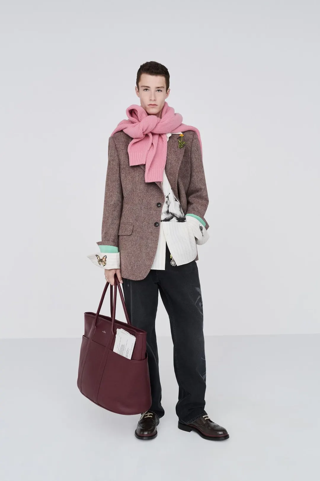 Костюмный блейзер из 100% шерсти, Zara