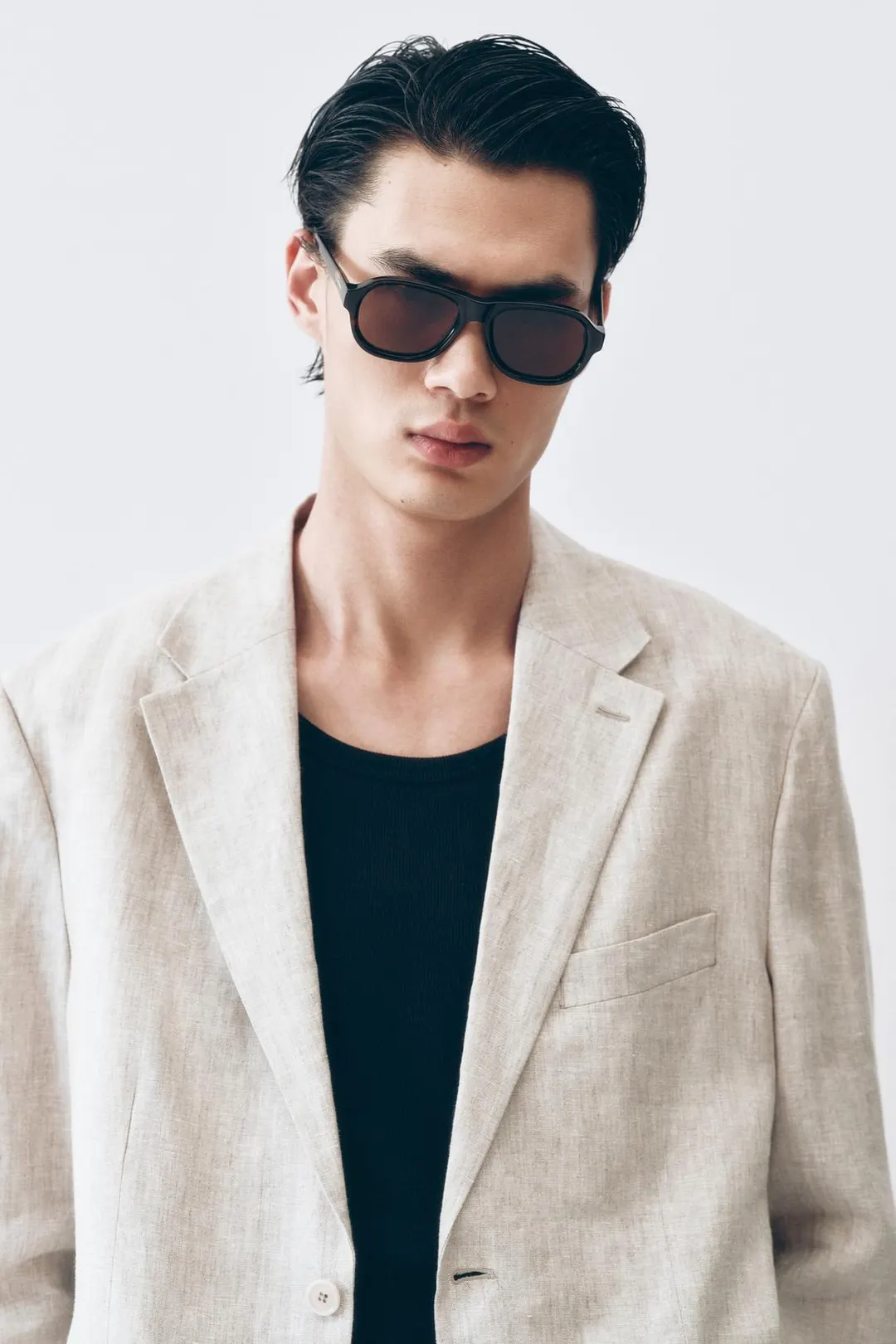 Костюмный блейзер из 100% льна, Zara