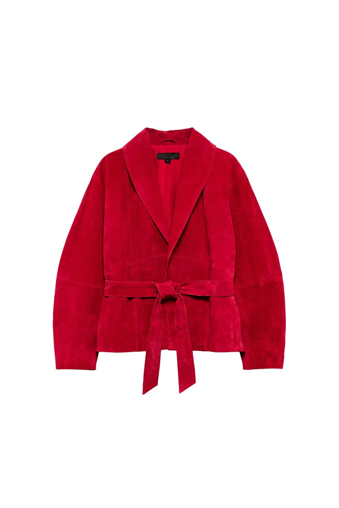 Куртка из 100% кожи с поясом, Zara