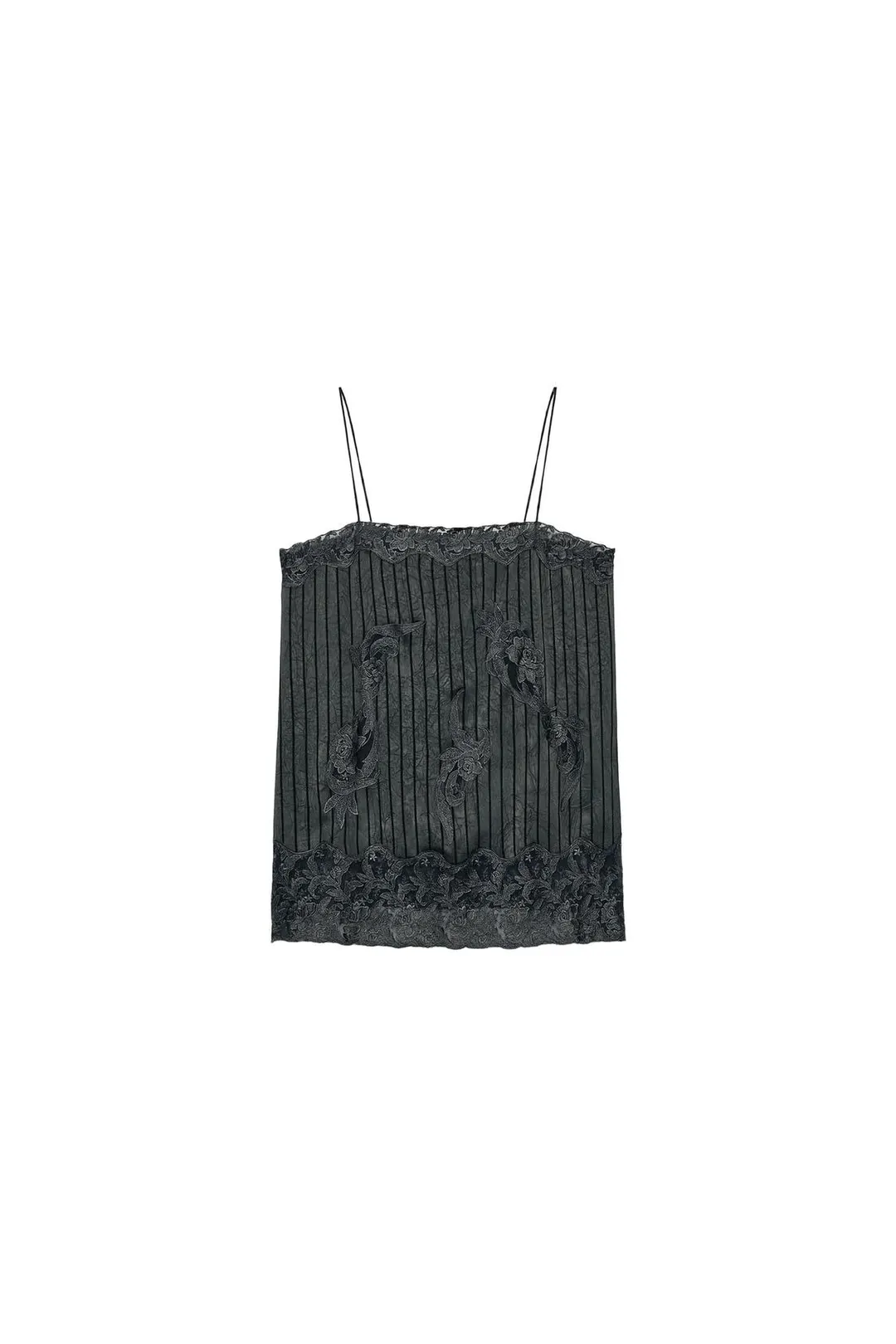 Топ атласный с кружевом ZW Collection, Zara