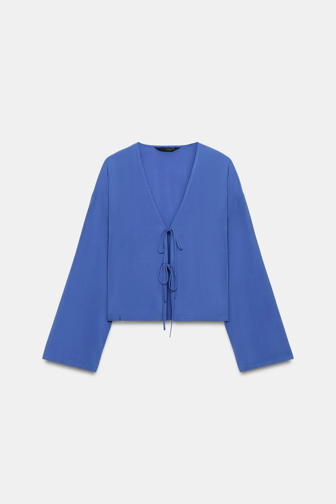 Струящаяся рубашка с завязками, Zara