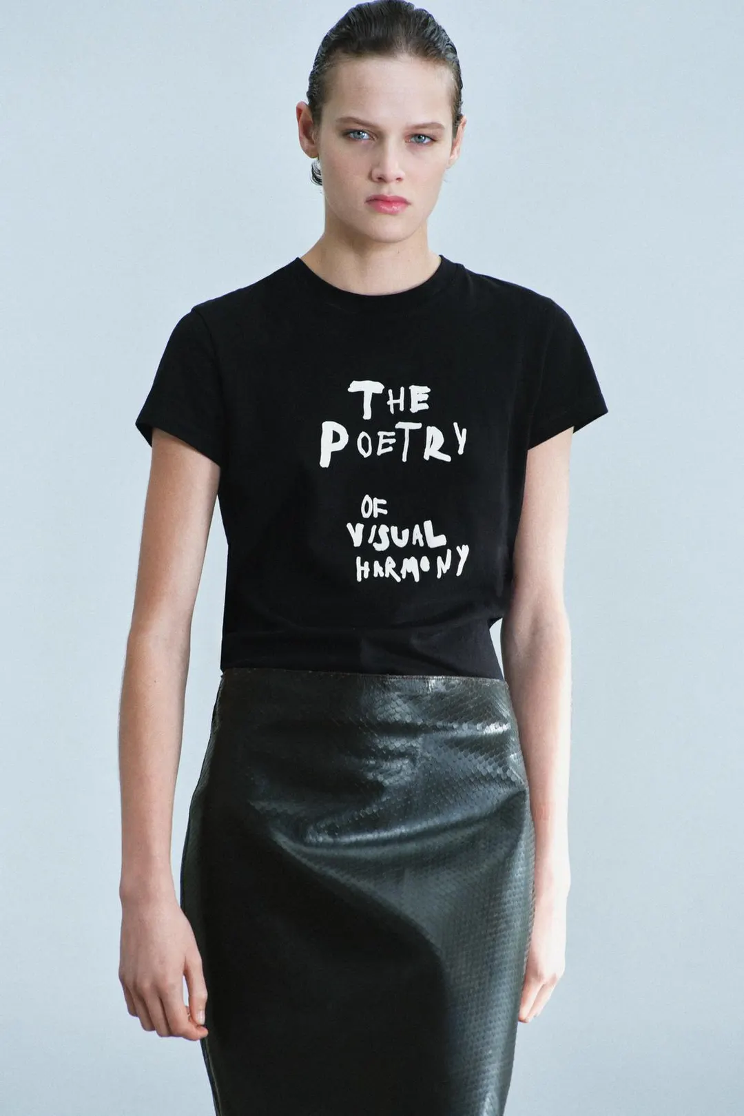 Футболка с надписью, Zara