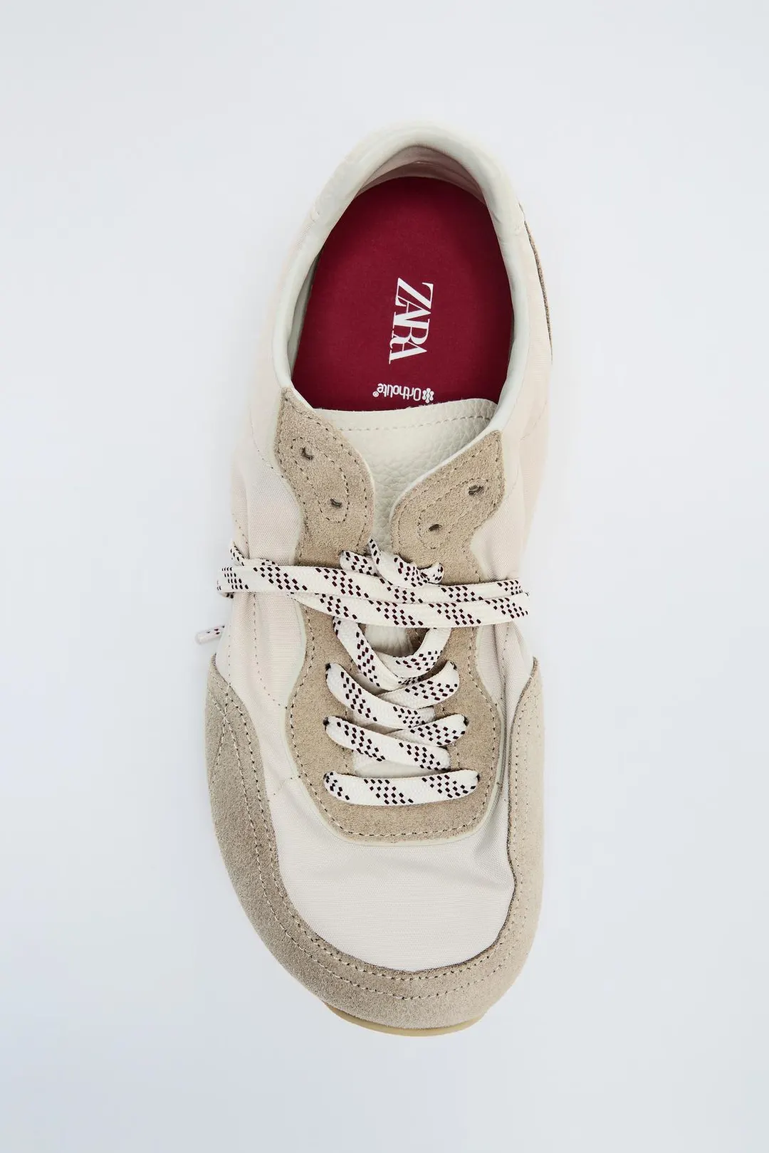 Кроссовки barefoot из комбинированных материалов, Zara
