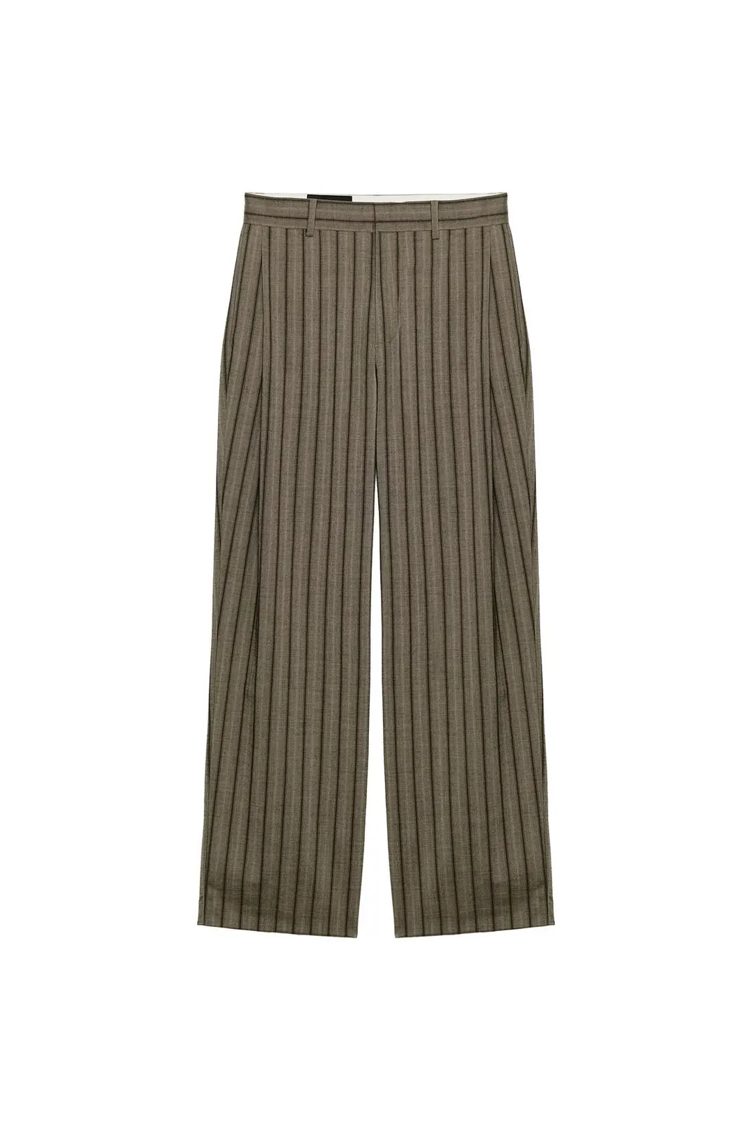 Брюки в полоску со складками, Zara