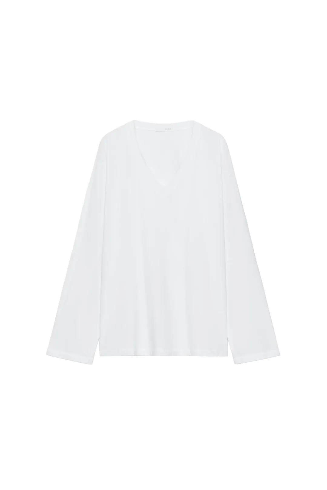 Футболка из хлопка с V-образным вырезом, Zara