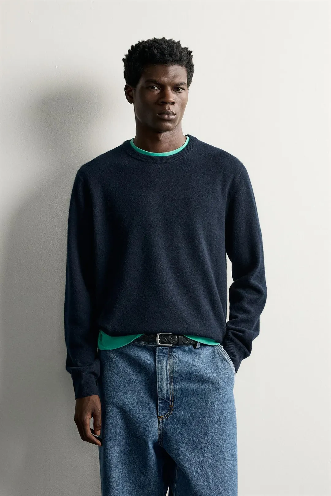 Джемпер прямого кроя из смесовой шерсти, Zara