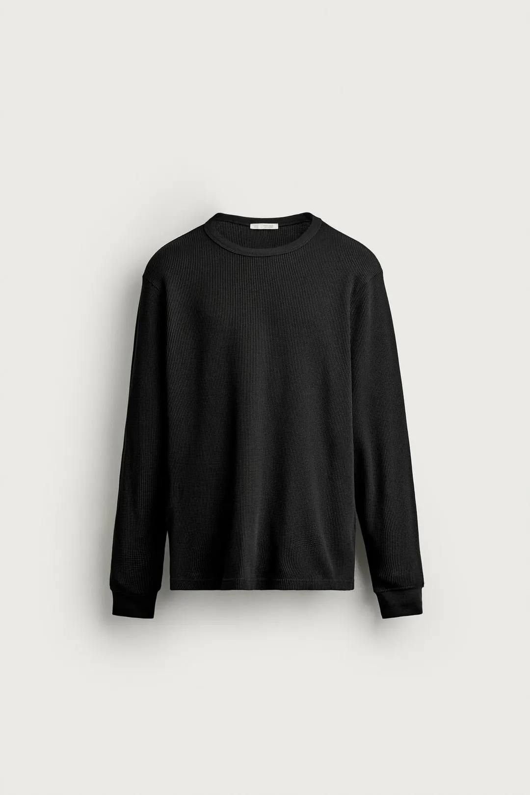Футболка прямого кроя вафельной вязки, Zara