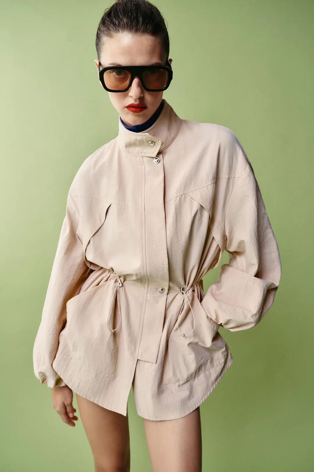 Куртка с высоким воротником, Zara