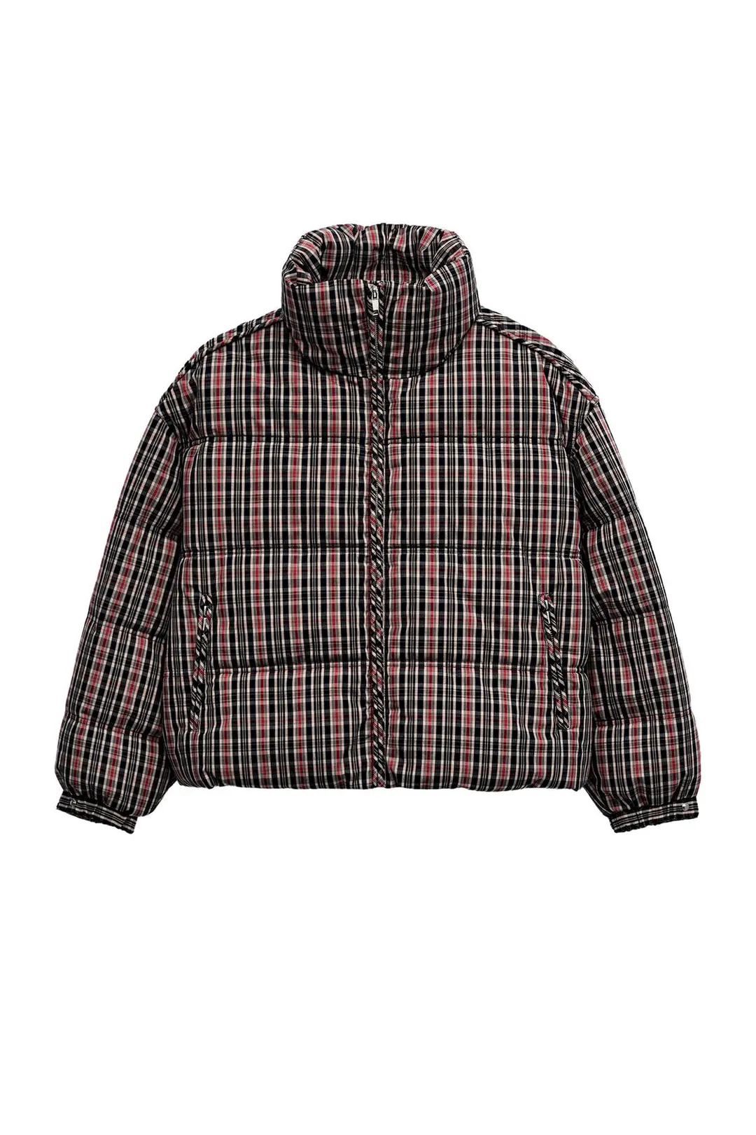 Утепленный анорак в клетку, Zara