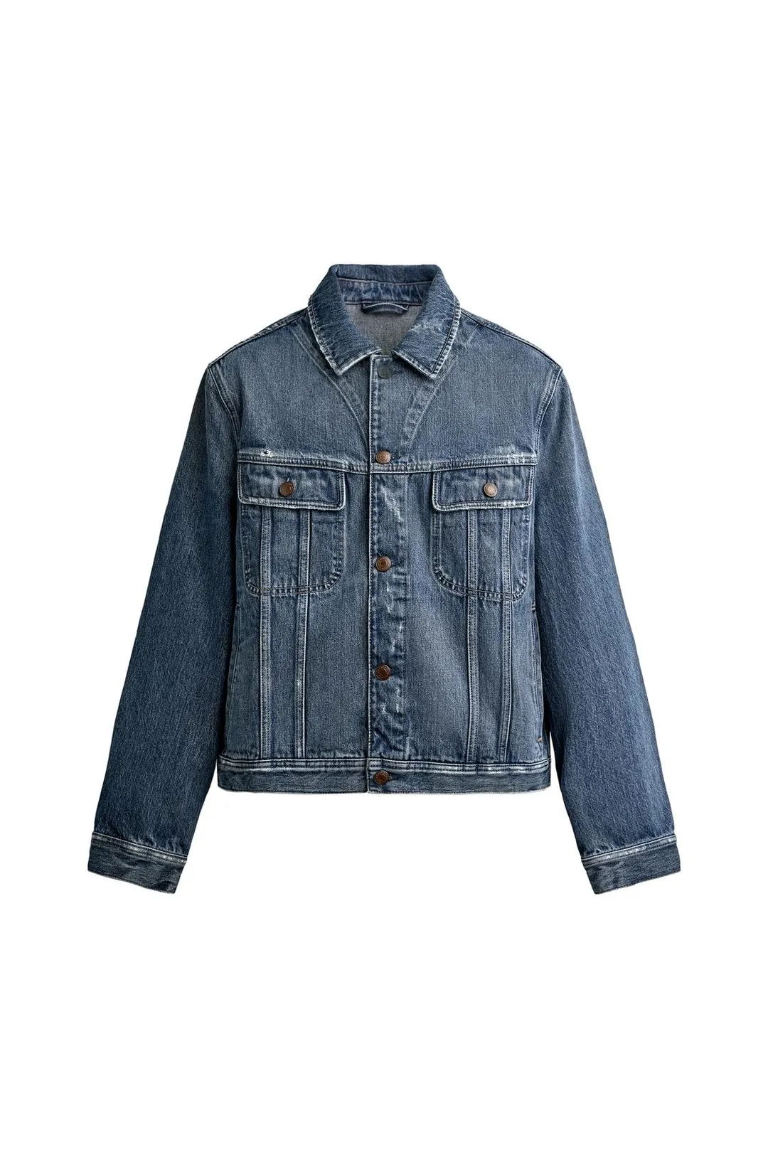 Укороченная джинсовая куртка с хлястиком, Zara