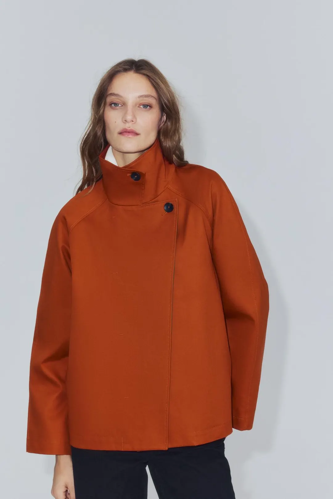 Короткий тренч ZW Collection, Zara