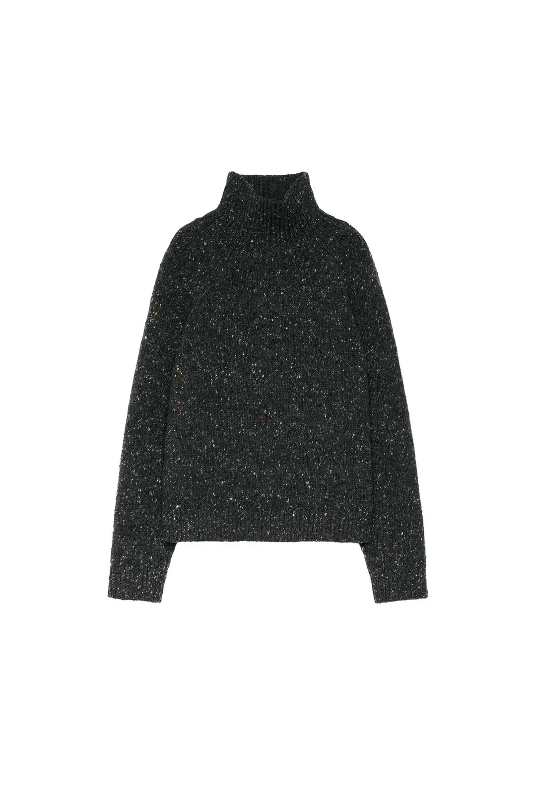 Джемпер с высоким воротником из 100% шерсти, Zara