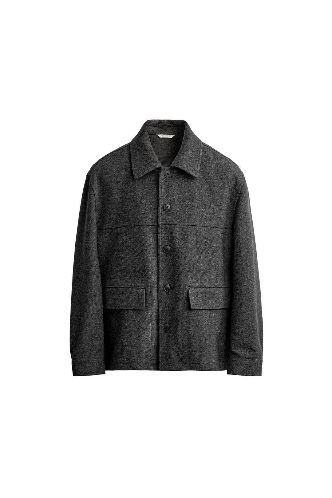 Пальто прямого кроя длиной 3/4 под шерсть, Zara