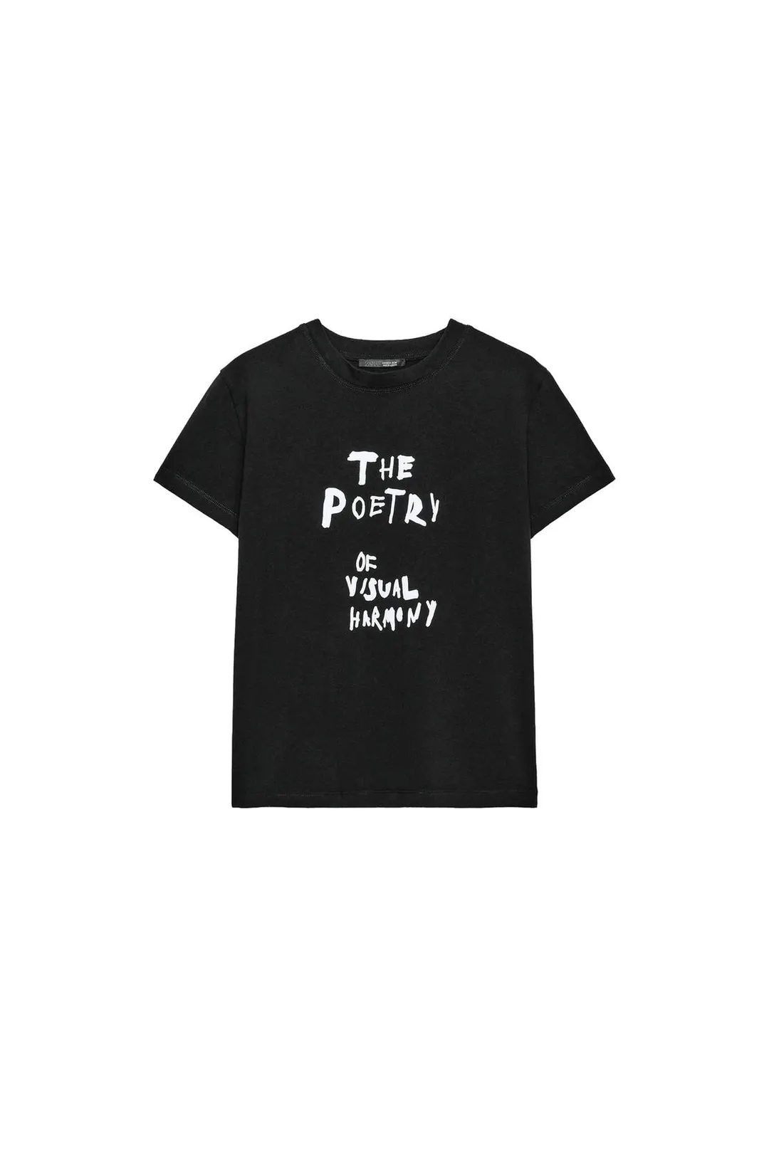 Футболка с надписью, Zara
