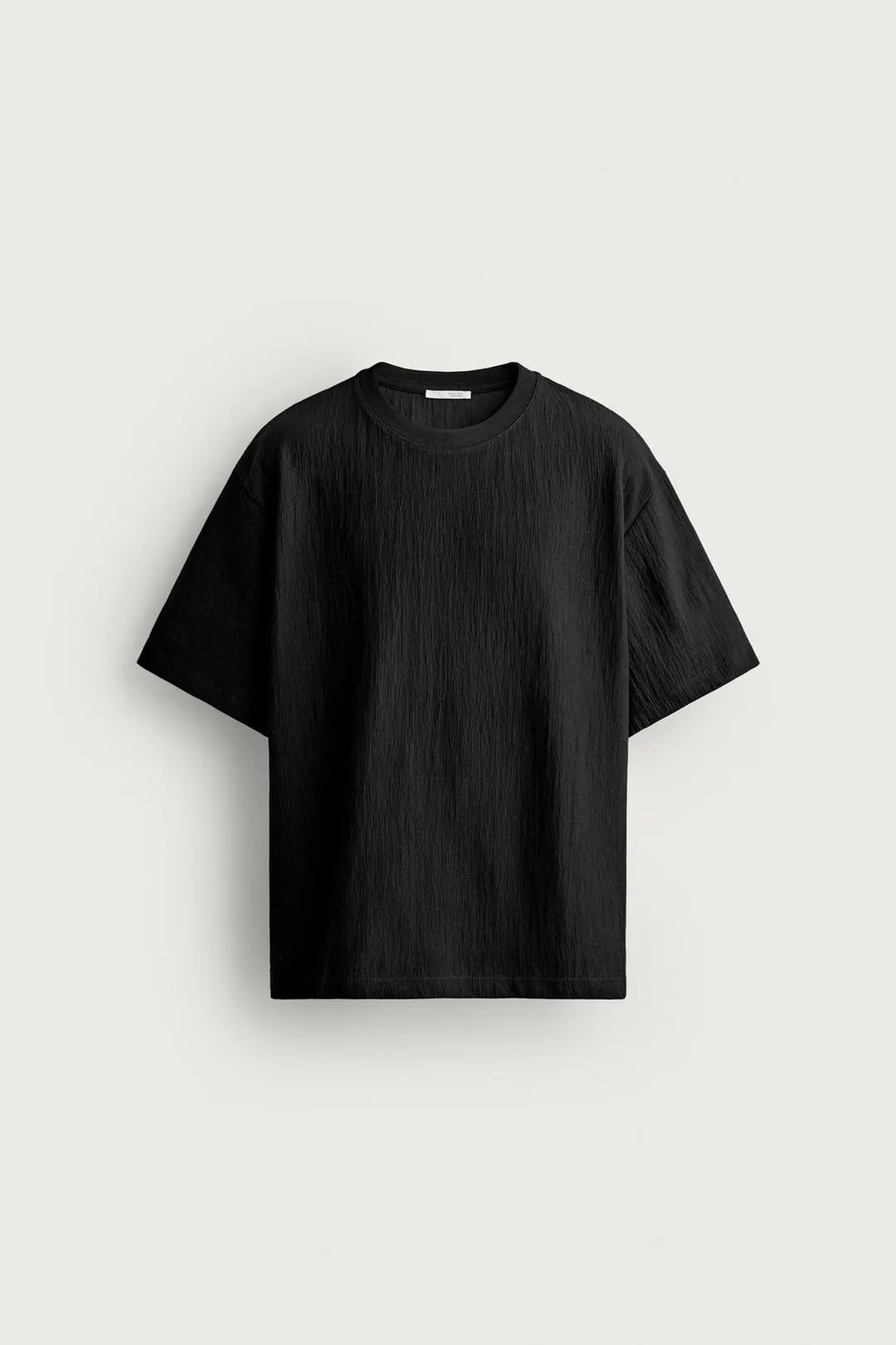 Футболка свободного кроя фактурная, Zara