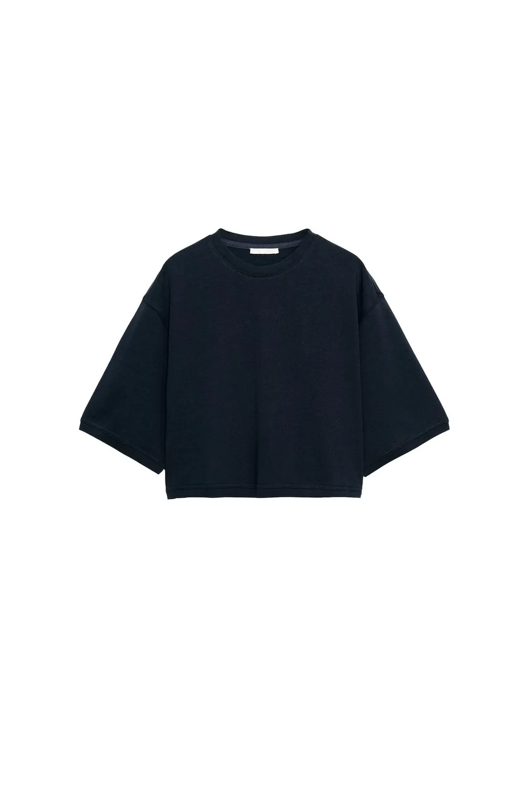Укороченная футболка оверсайз, Zara