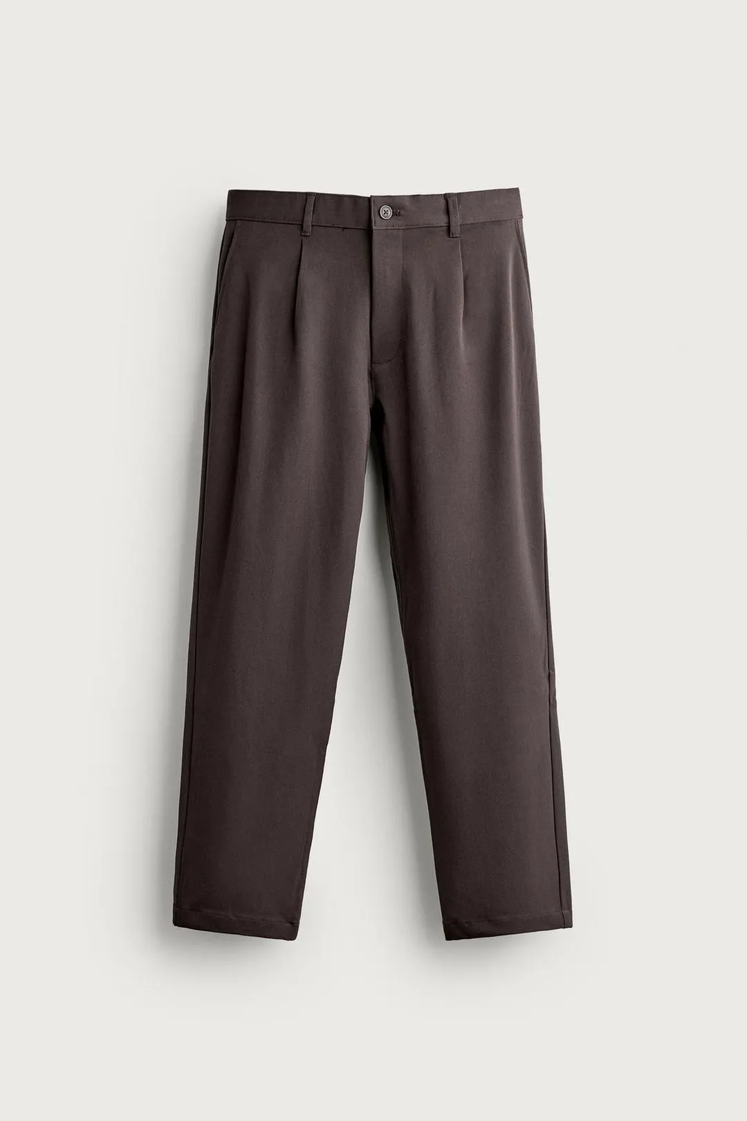 Брюки свободного кроя со складками, Zara