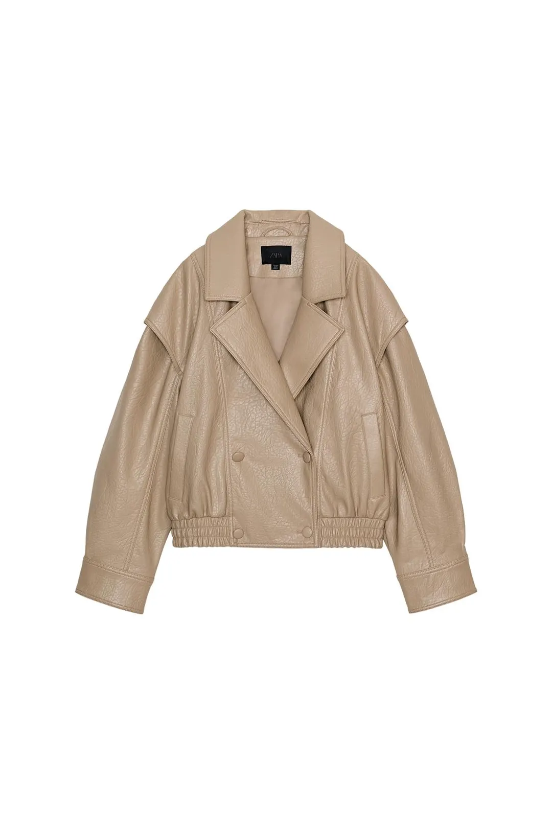 Бомбер под кожу, Zara
