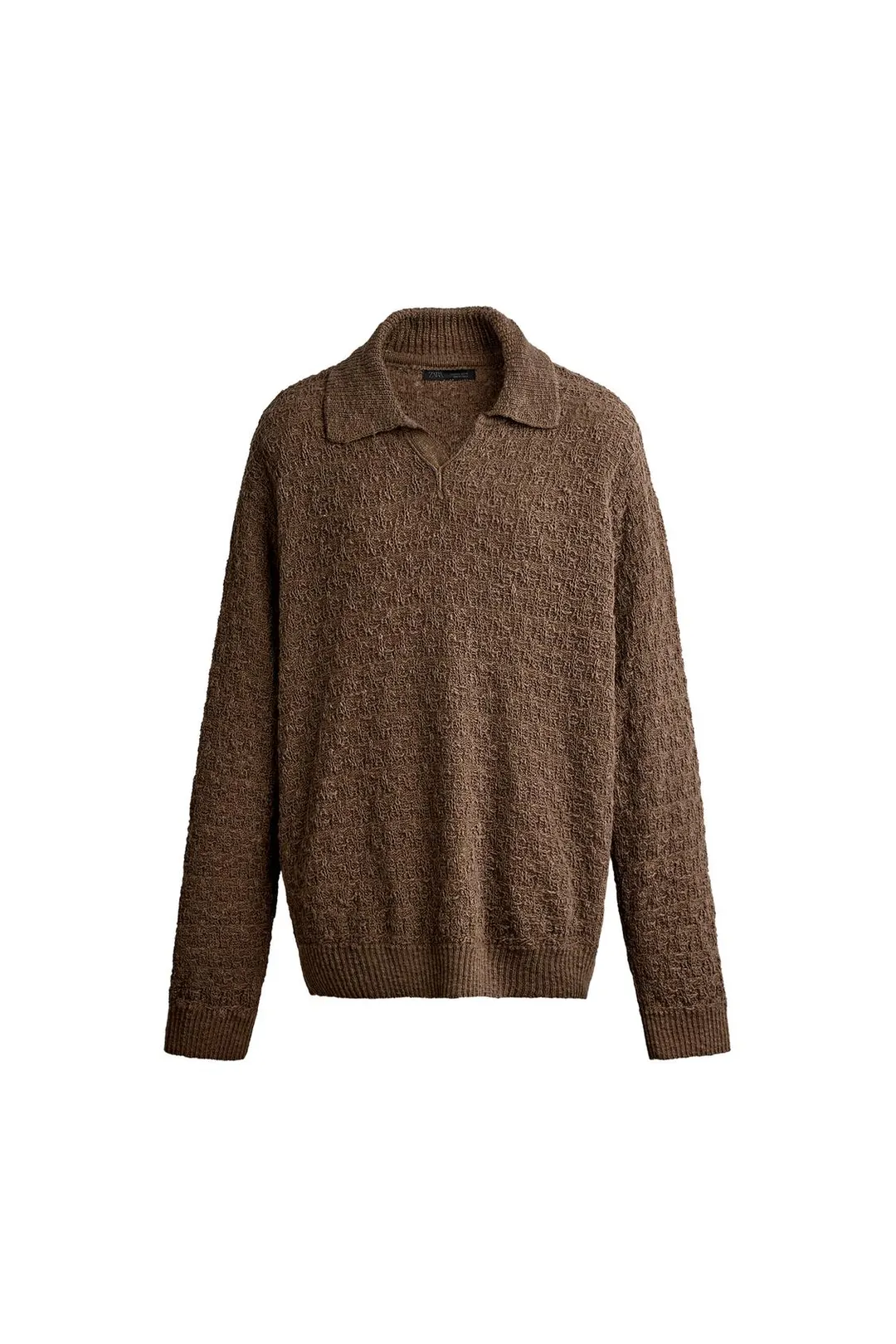 Поло фактурной вязки, Zara