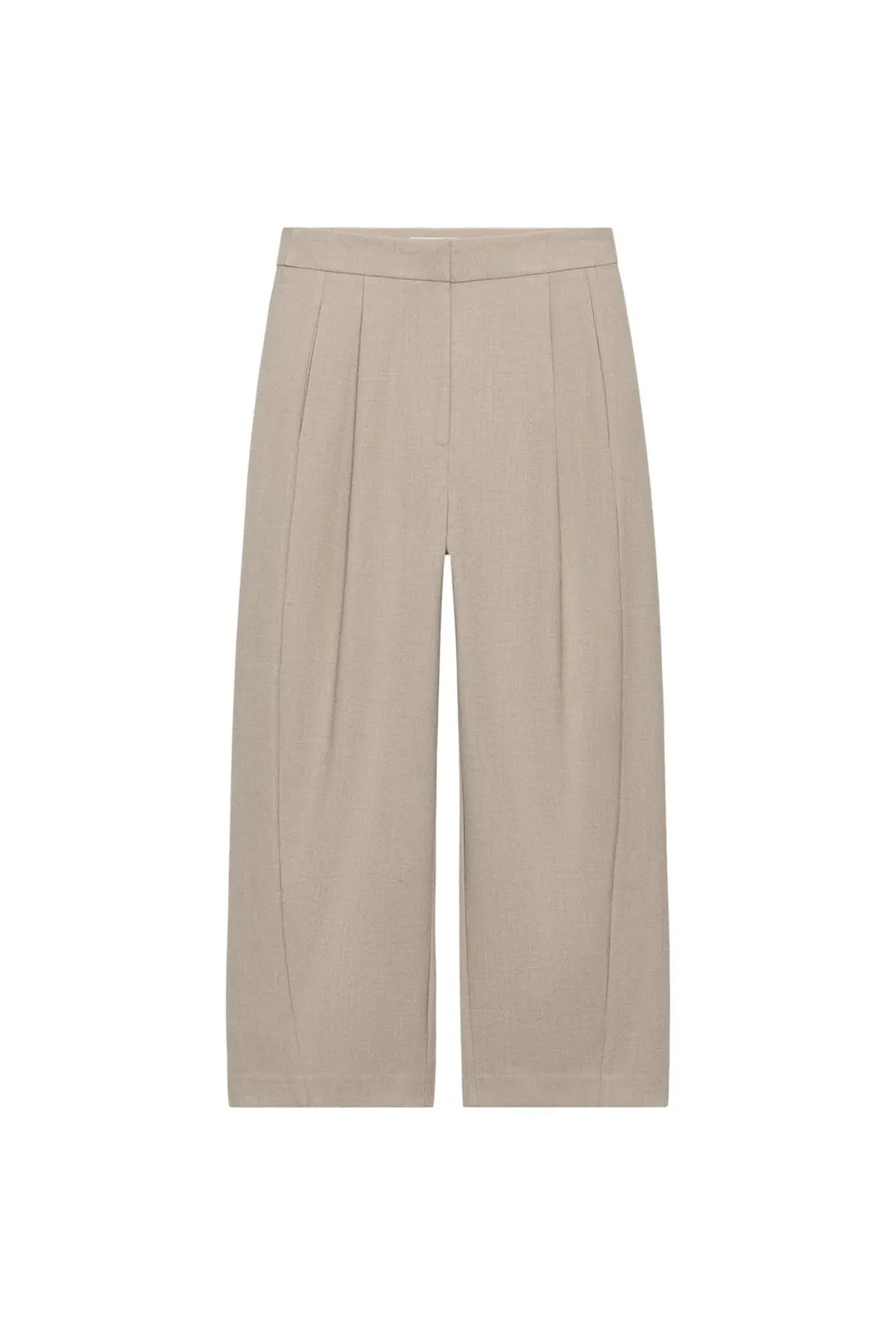 Брюки с вытачками и эластичным поясом, Zara