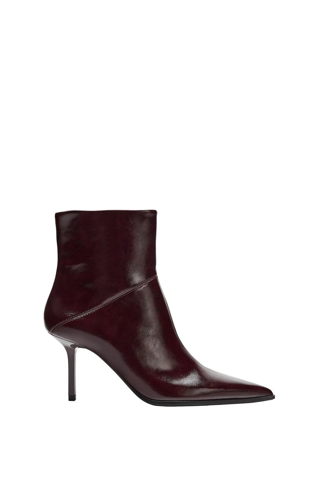 Ботильоны лаковые на каблуке, Zara