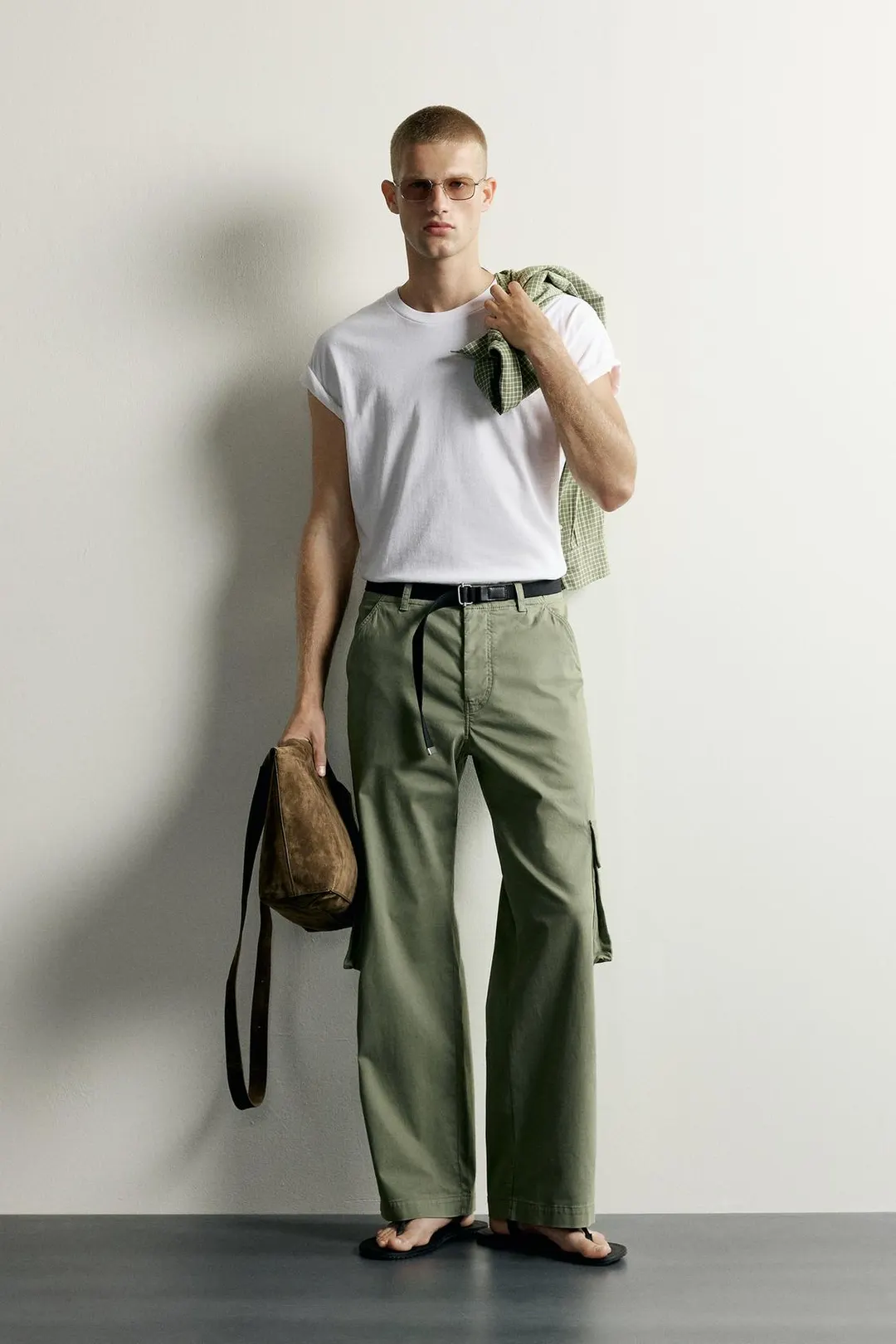 Брюки карго свободного кроя, Zara