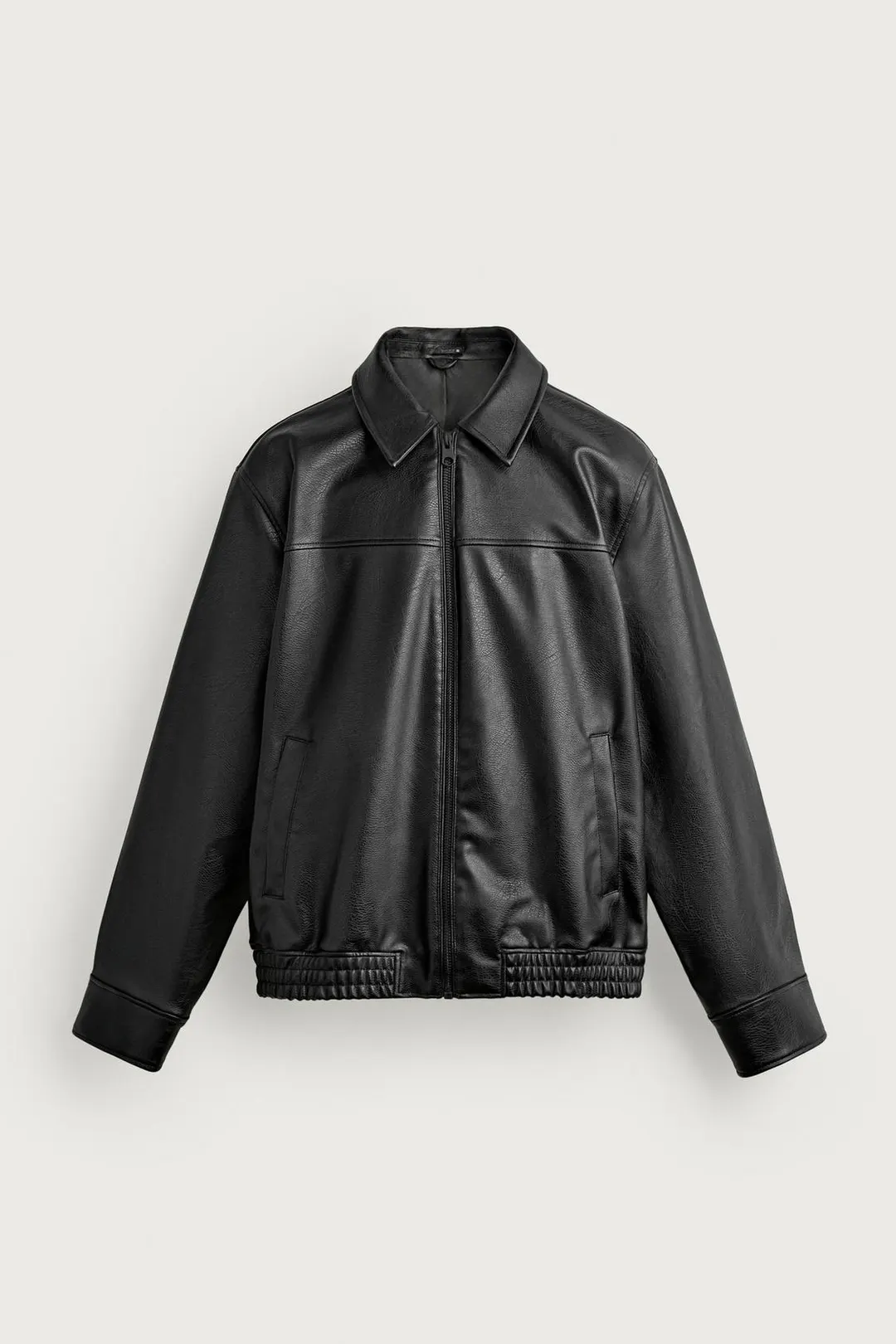Куртка свободного кроя под кожу, Zara