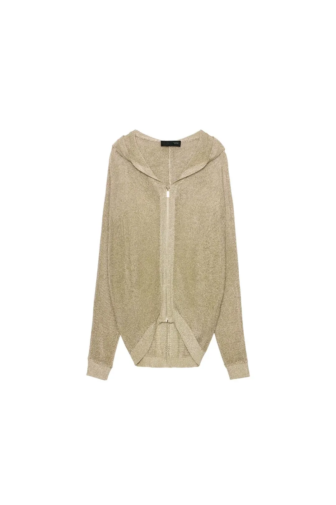 Худи трикотажное с металлизированной нитью, Zara
