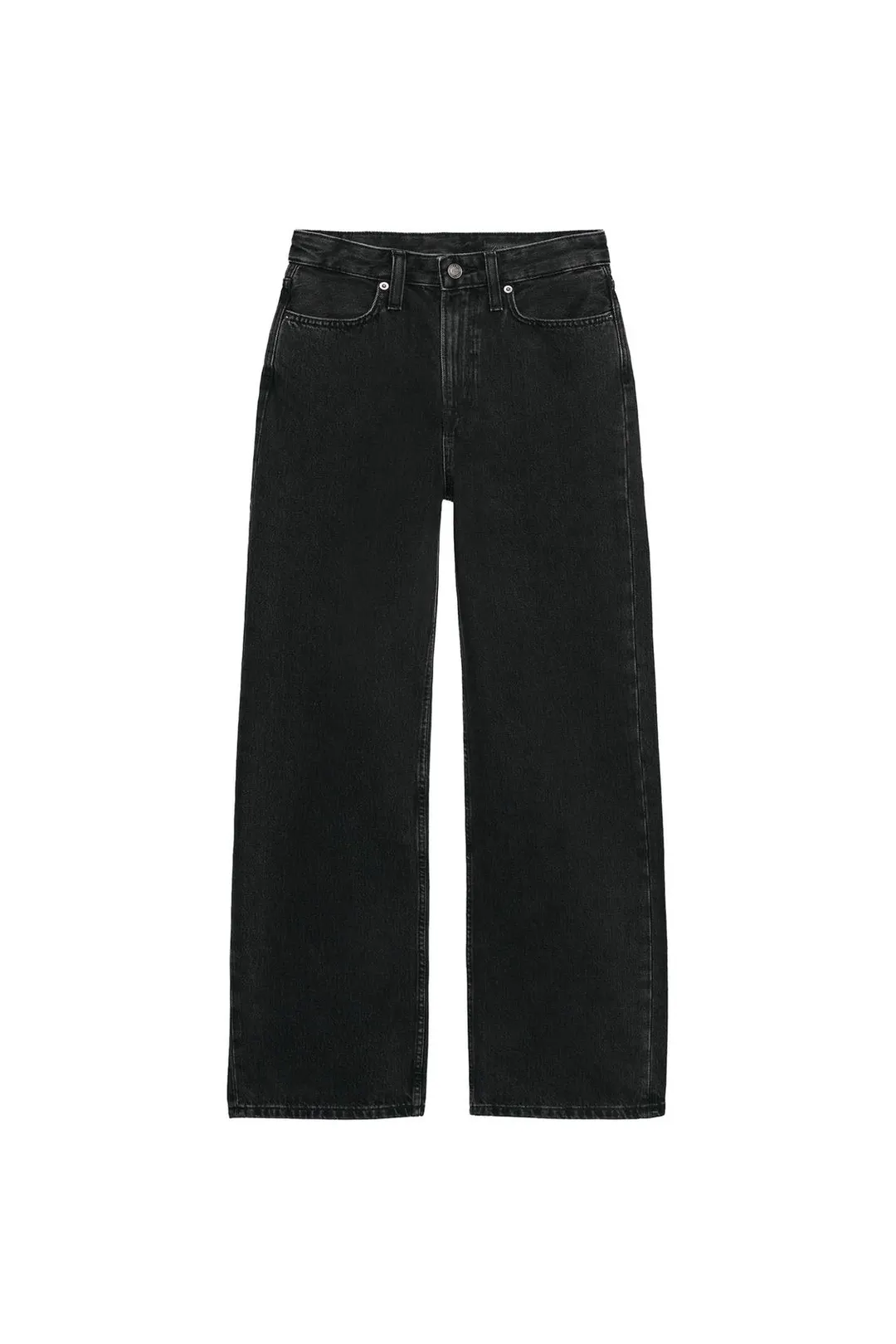 Джинсы прямого кроя ZW Collection с высокой посадкой, Zara