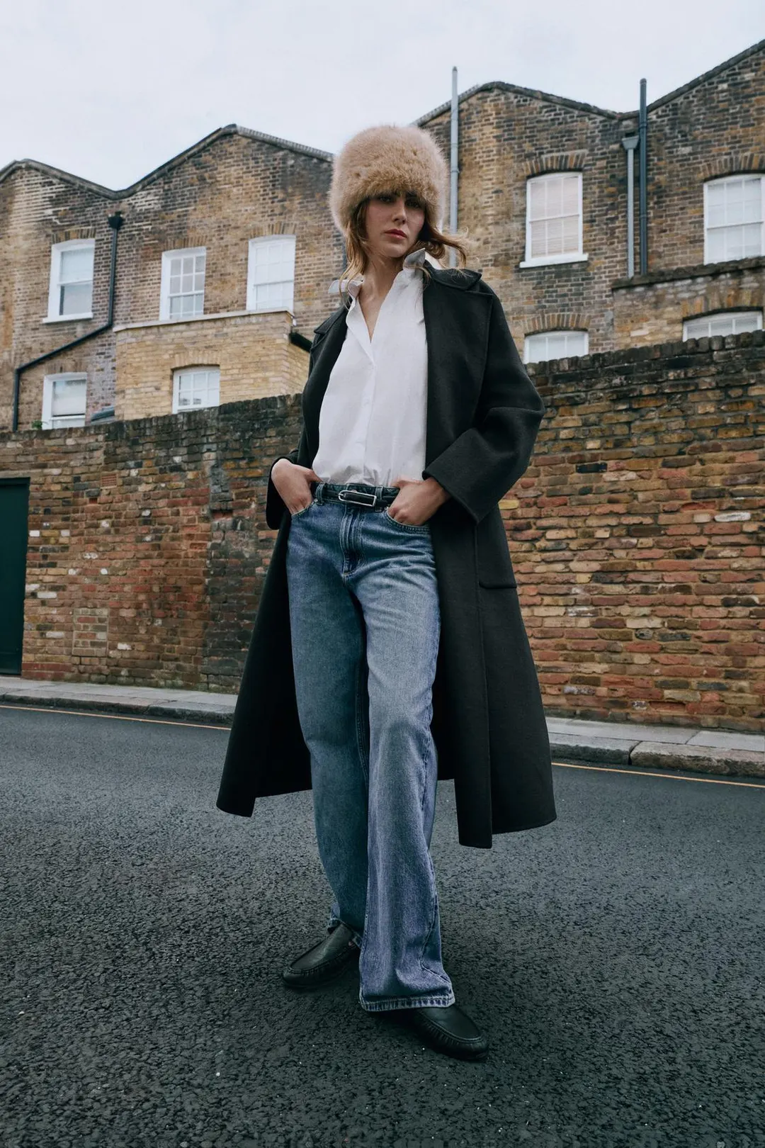 Шапка из искусственного меха, Zara