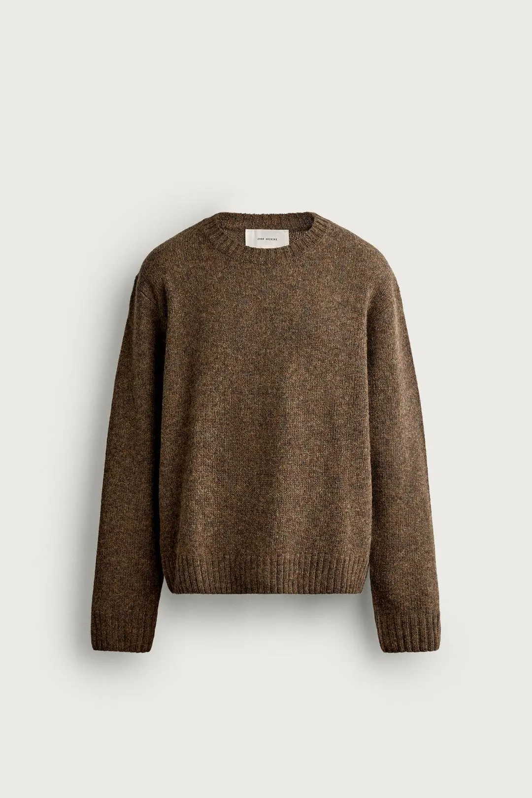Джемпер прямого кроя из 100% шерсти, Zara