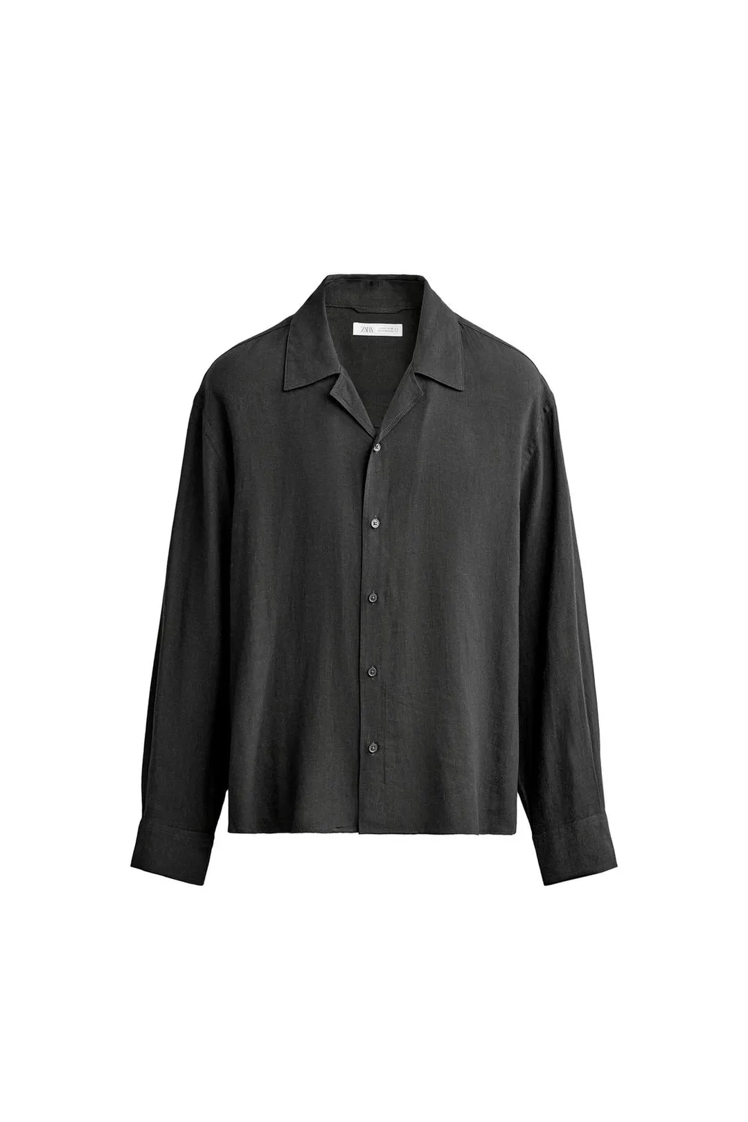 Рубашка из смеси вискозы и льна, Zara