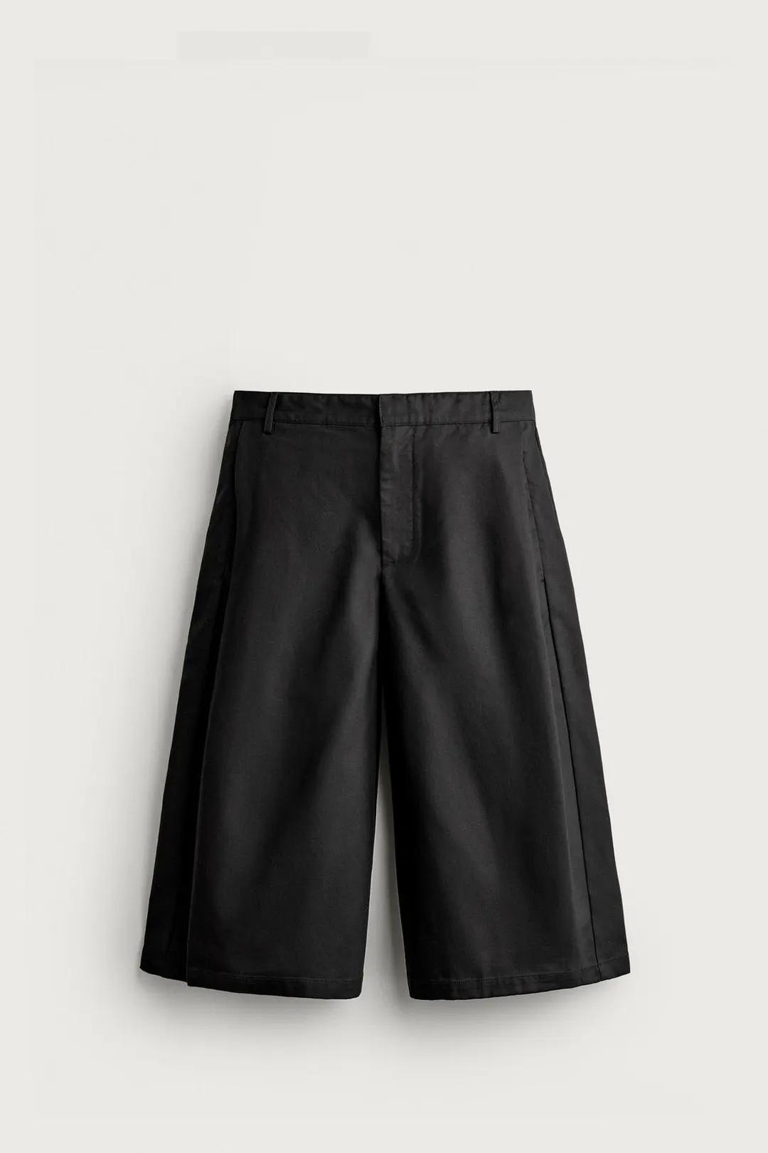 Кюлоты свободного кроя с боковыми складками, Zara