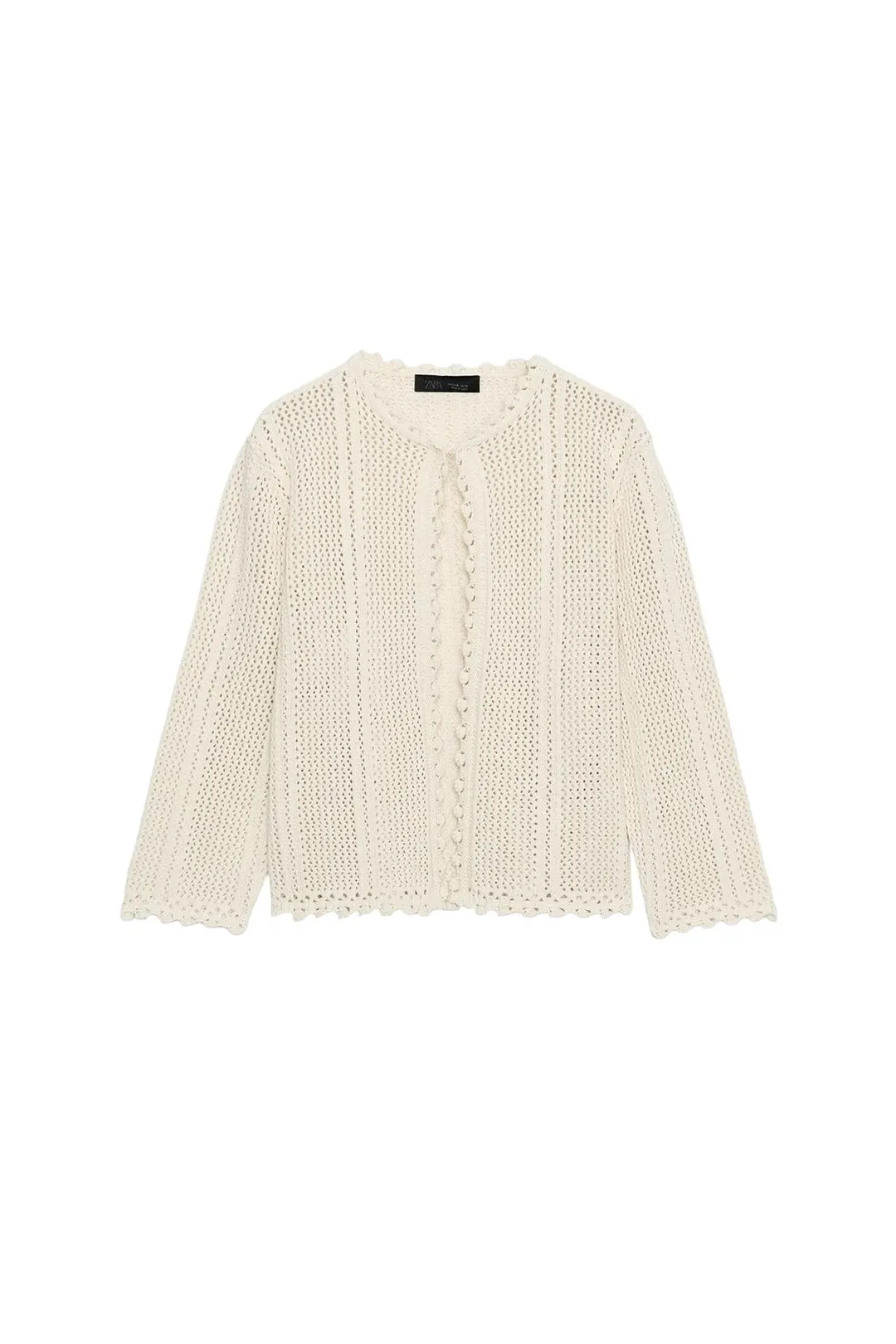 Ажурный трикотажный кардиган, Zara