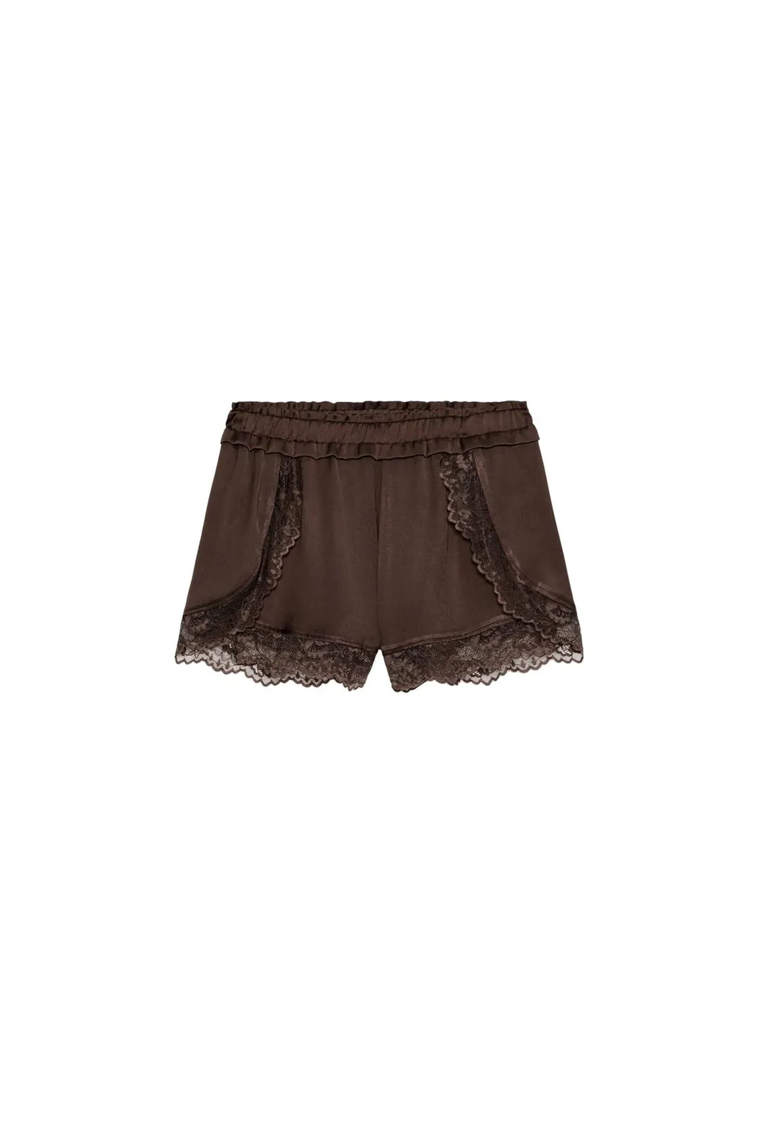 Комбинированные кружевные шорты, Zara