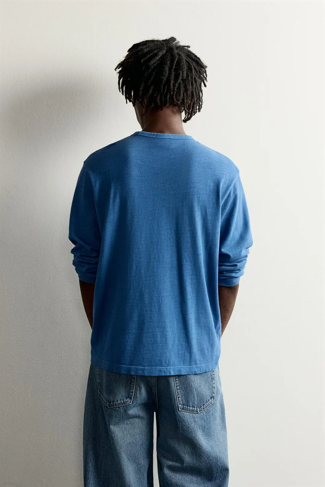 Футболка базовая с длинными рукавами и нашивкой FRUIT OF THE LOOM™, Zara