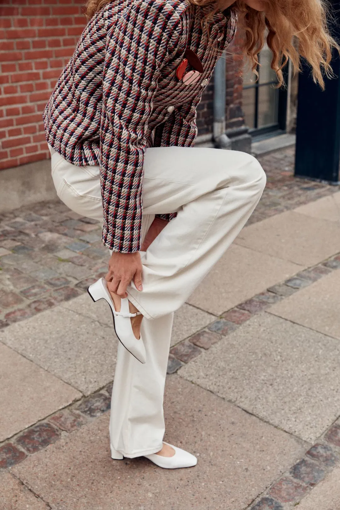 Туфли с открытой пяткой из кожи, Zara