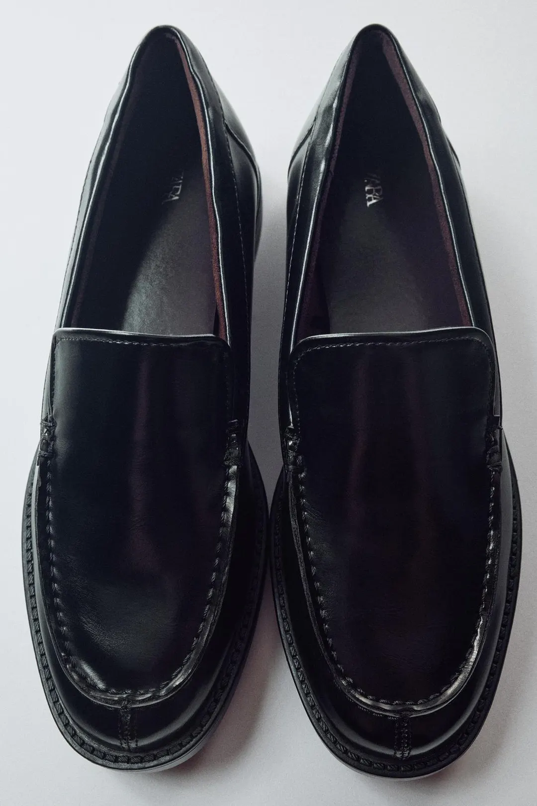 Лоферы без каблука, Zara