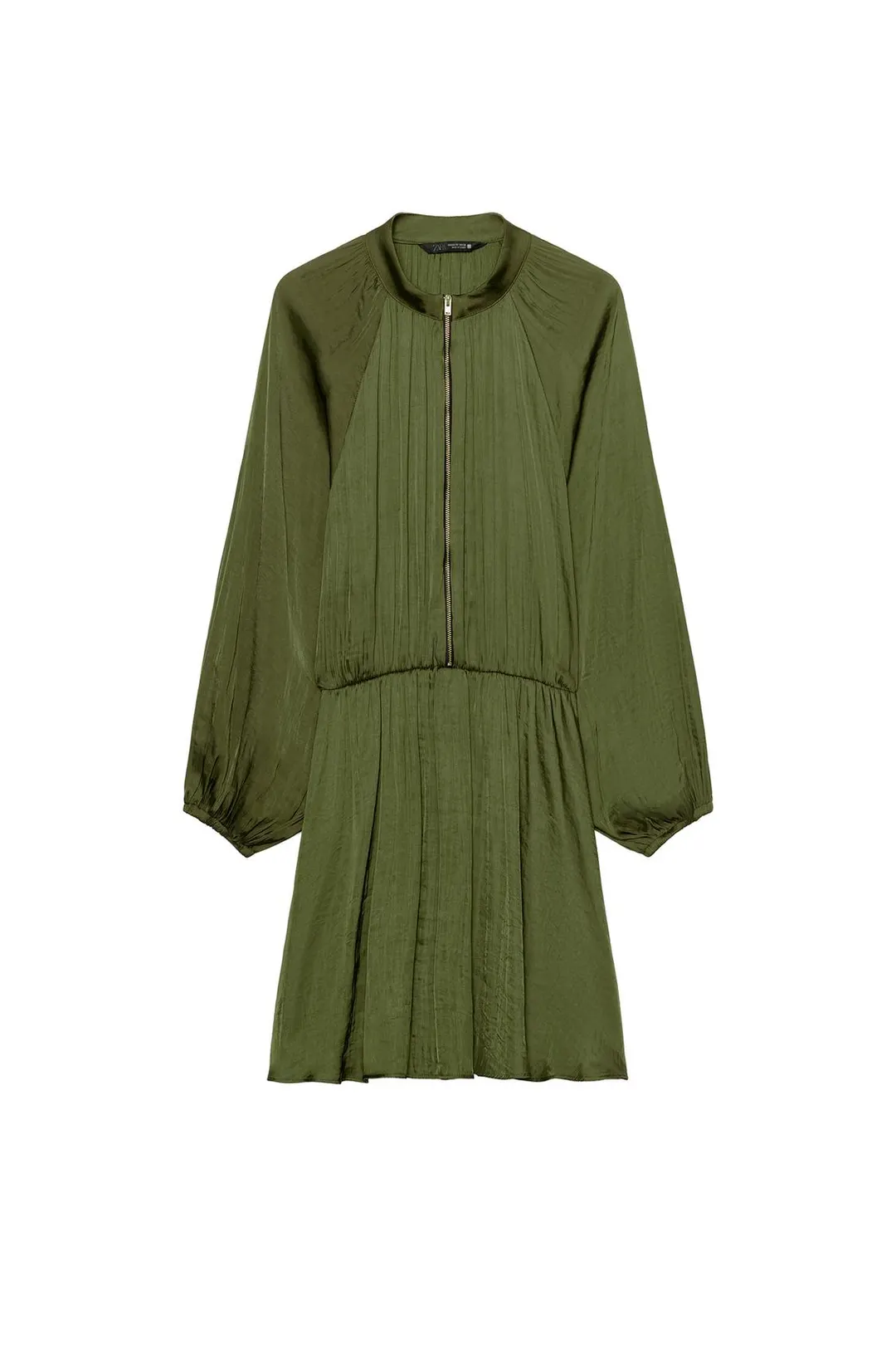 Короткое платье на молнии, Zara