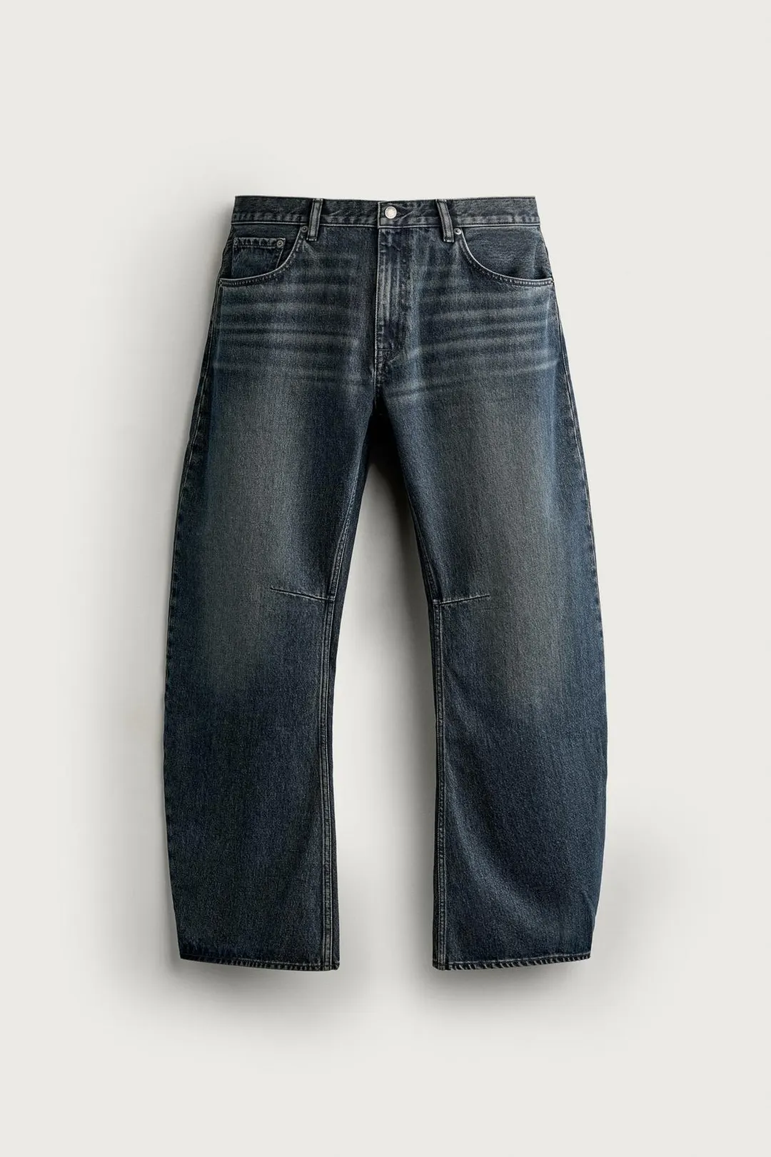 Джинсы прямого кроя barrel, Zara