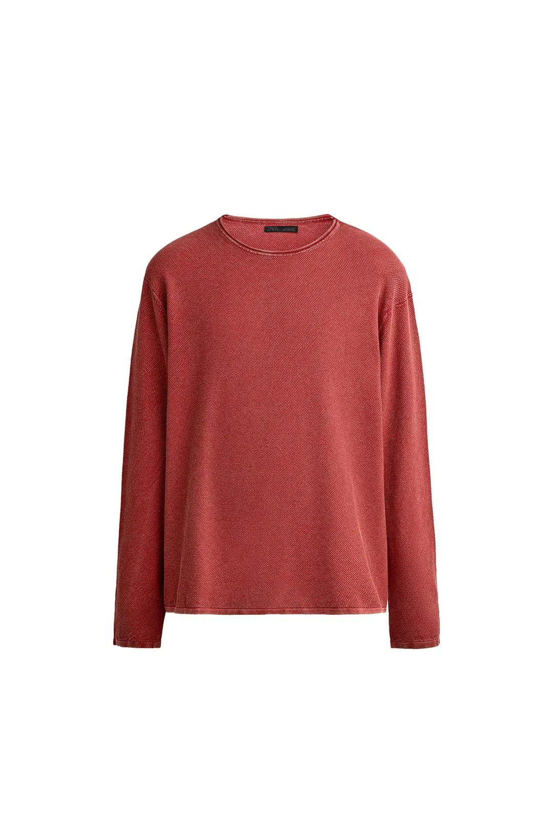 Фактурный джемпер свободного кроя с эффектом стирки, Zara