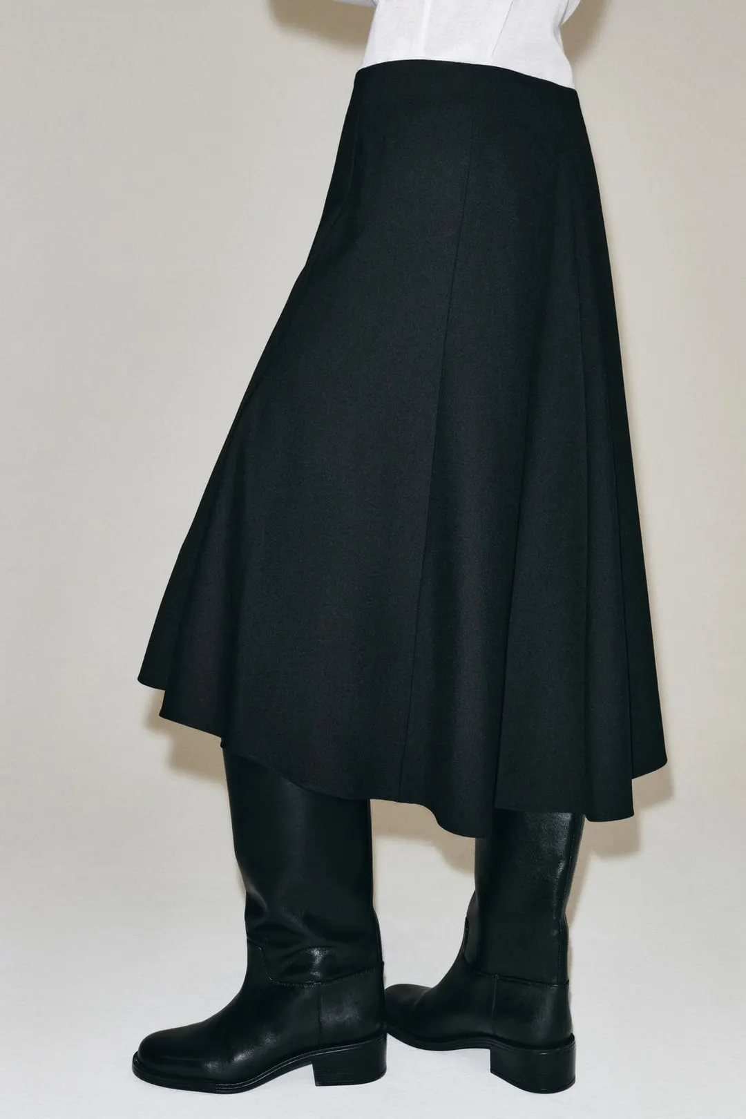 Юбка миди асимметричного кроя ZW Collection, Zara